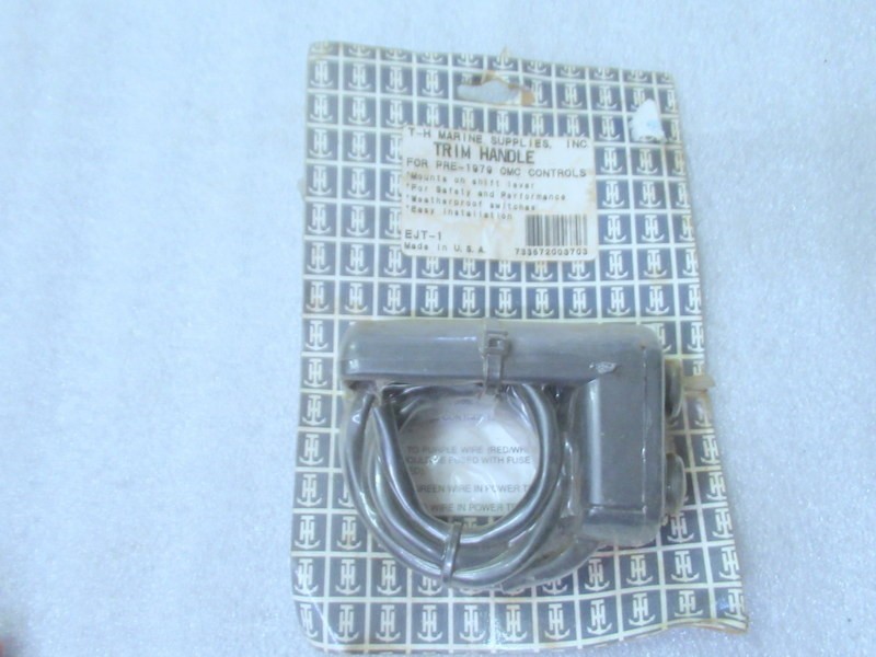 C3C Genuine T-H Marine EJT-1 Trim Handle PRE-1979 OEM New Factory Boat Parts C3C Genuine T-H Marine EJT-1 Trim Handle PRE-1979 OEM New Factory Boat Parts