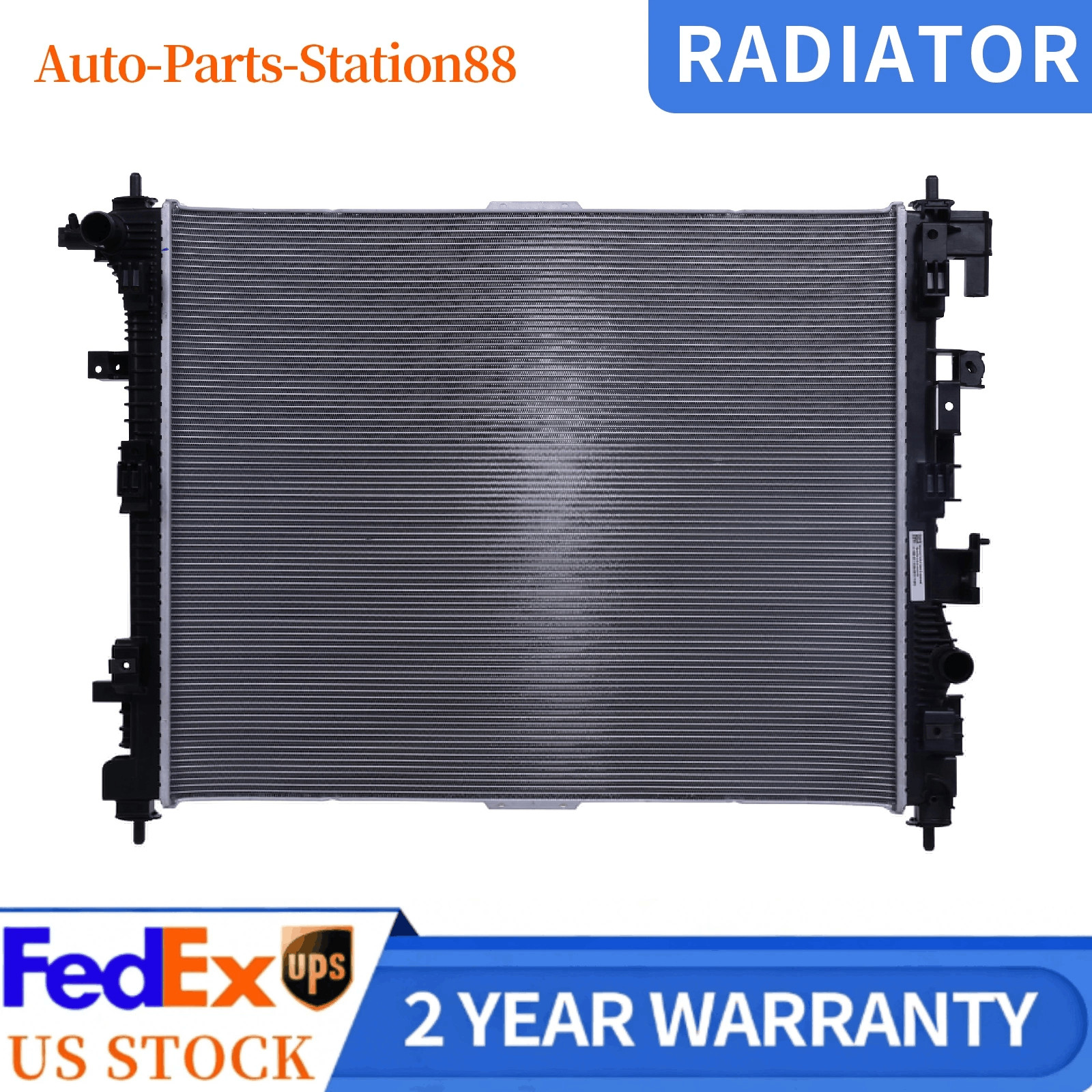 CU13682 Radiator for 2018 2019 20 21 2022 Chevrolet Equinox GMC Terrain 87830396