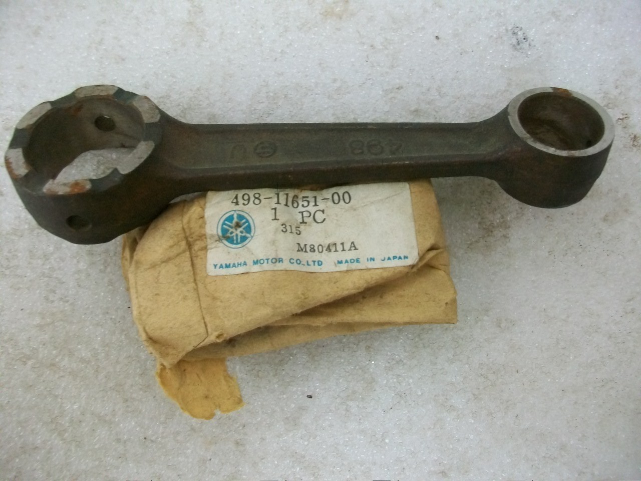 New OEM 1976-1981 Con Rod Kit Yamaha YZ250 IT250 DT250 IT250 TY250 498-11651