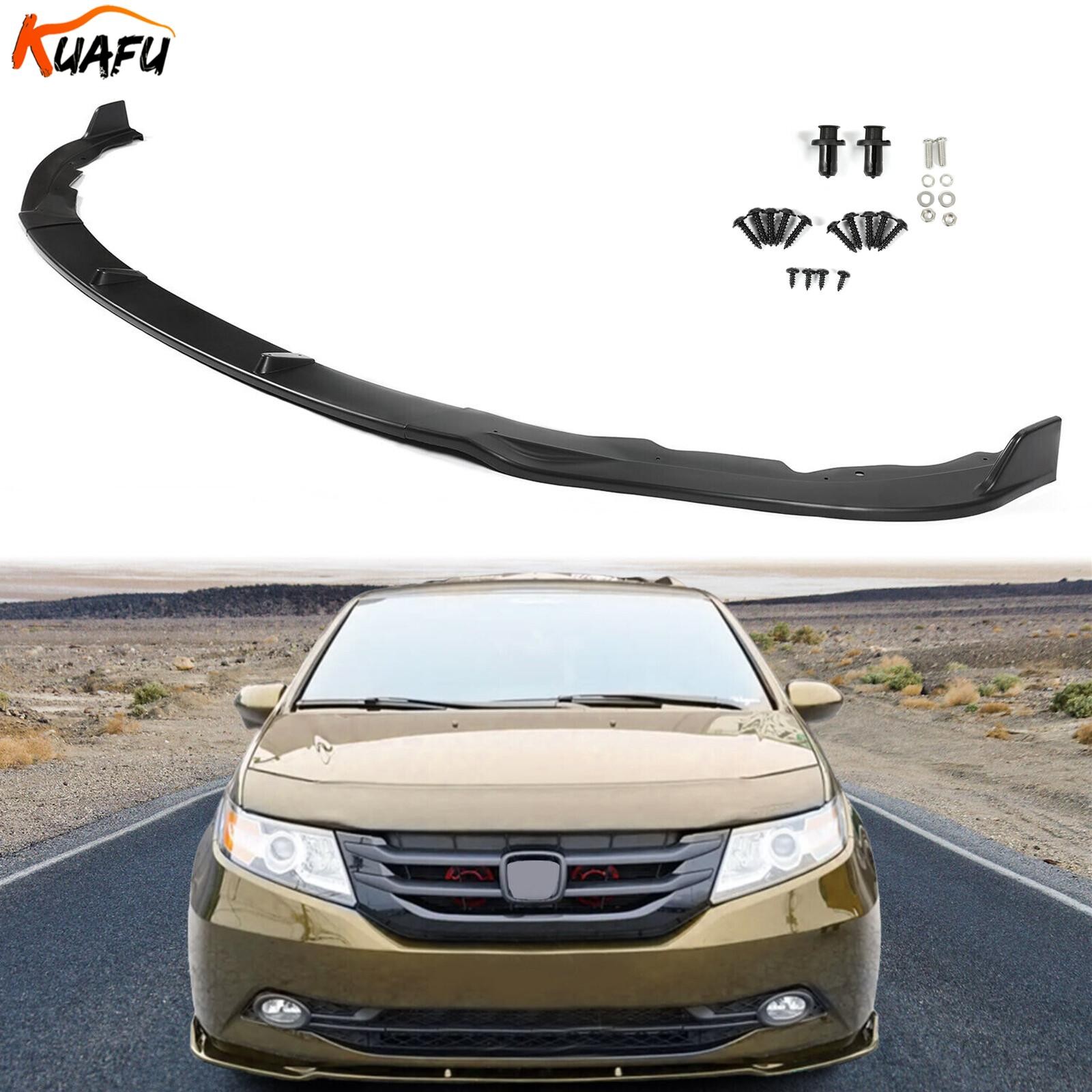 For 11-17 Honda Odyssey CK Style Front Bumper Lip Spoiler Splitter Body Kit For 11-17 Honda Odyssey CK Style Front Bumper Lip Spoiler Splitter Body Kit