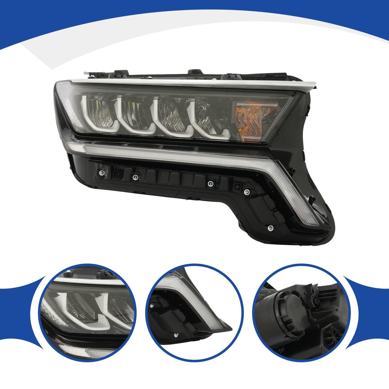 Front RightSide Headlight Assembly For 21-23 Kia Sorento LX/S/EX (Not SX Version