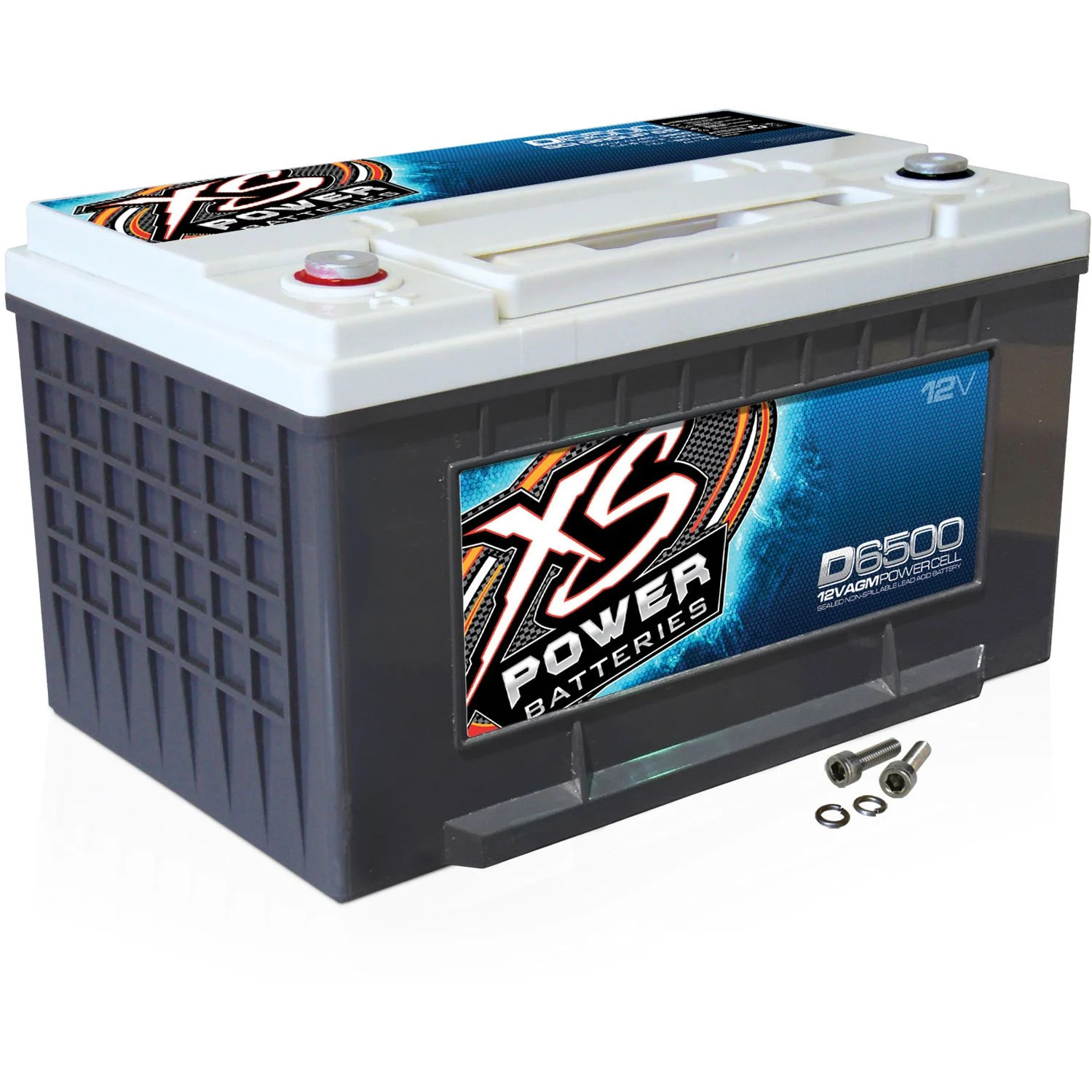 XS Power Batteries D6500 D-Series AGM Battery 12-Volt