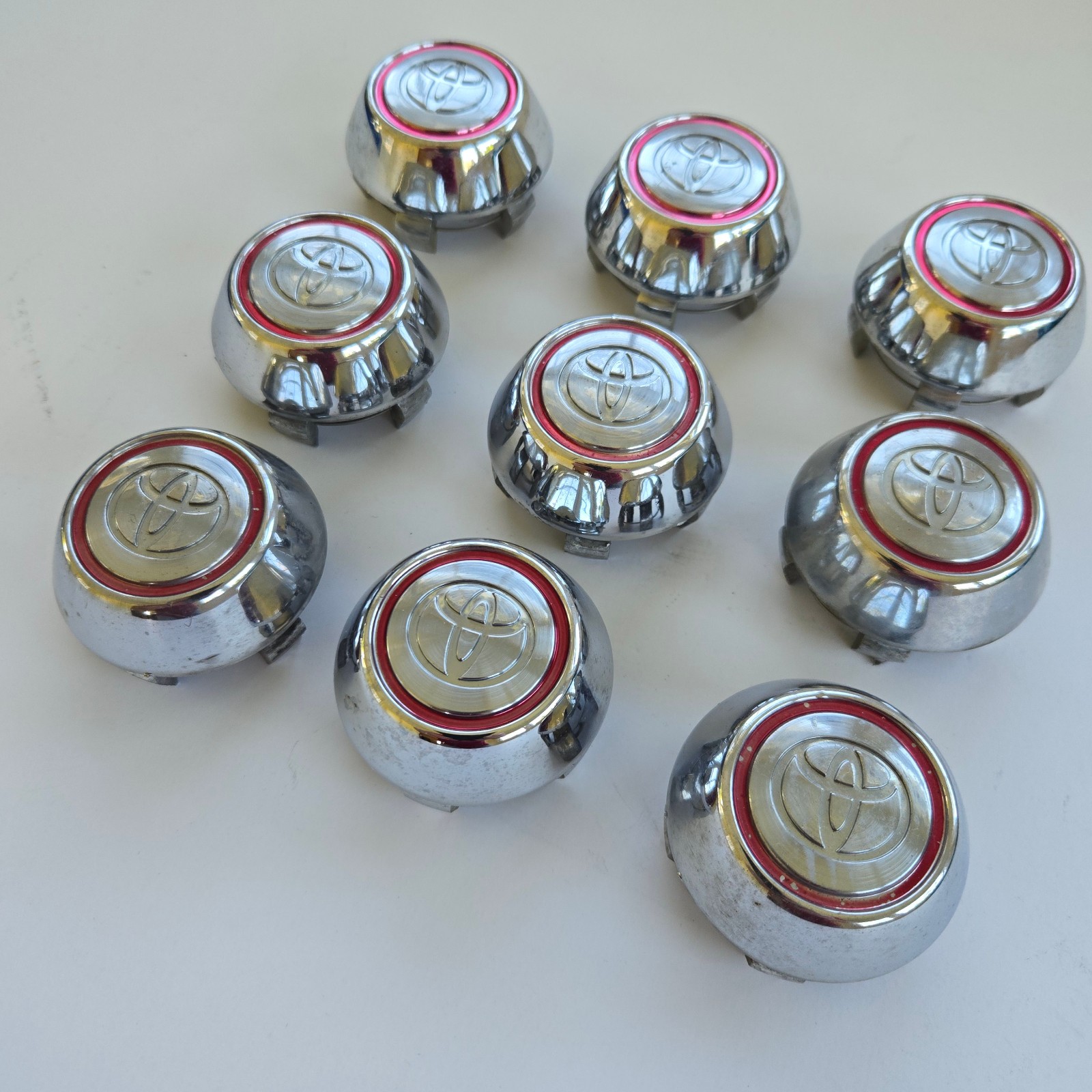Genuine TOYOTA CELICA MR2 MRS Center Caps For Alloy Wheels X 9 (NINE) 2 sets+
