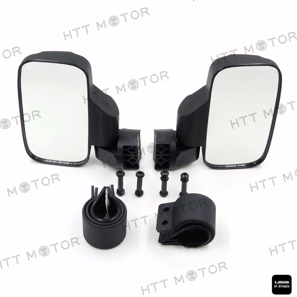 Mirror Set UTV Side View High Impact Break Away Convex 1 5/8\