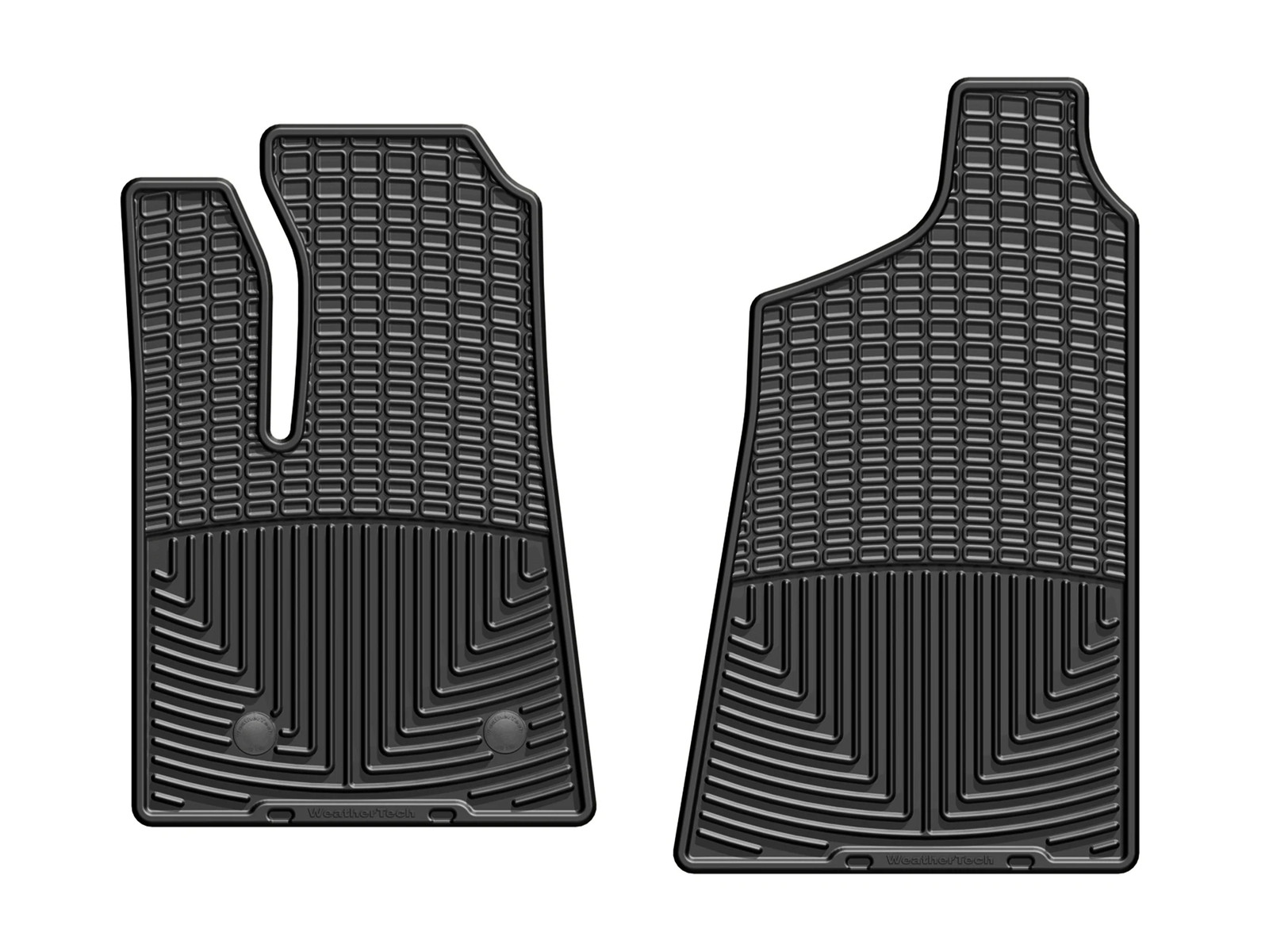 WeatherTech All-Weather Floor Mats for 2015-2021 - Ford Transit - 1st Row Black