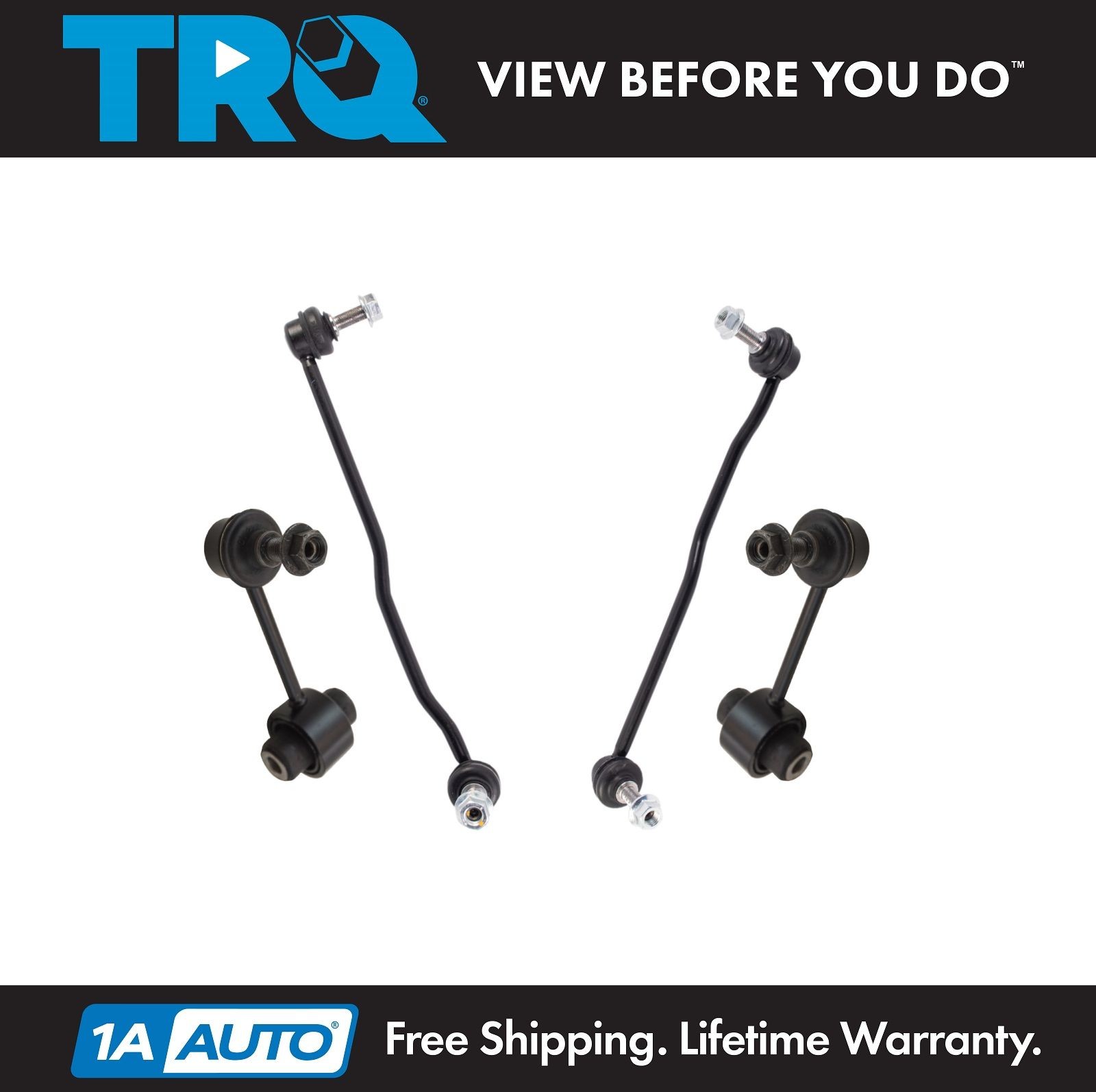 TRQ Front & Rear Sway Bar End Link Kit 4pc for 2015-2019 Subaru Outback