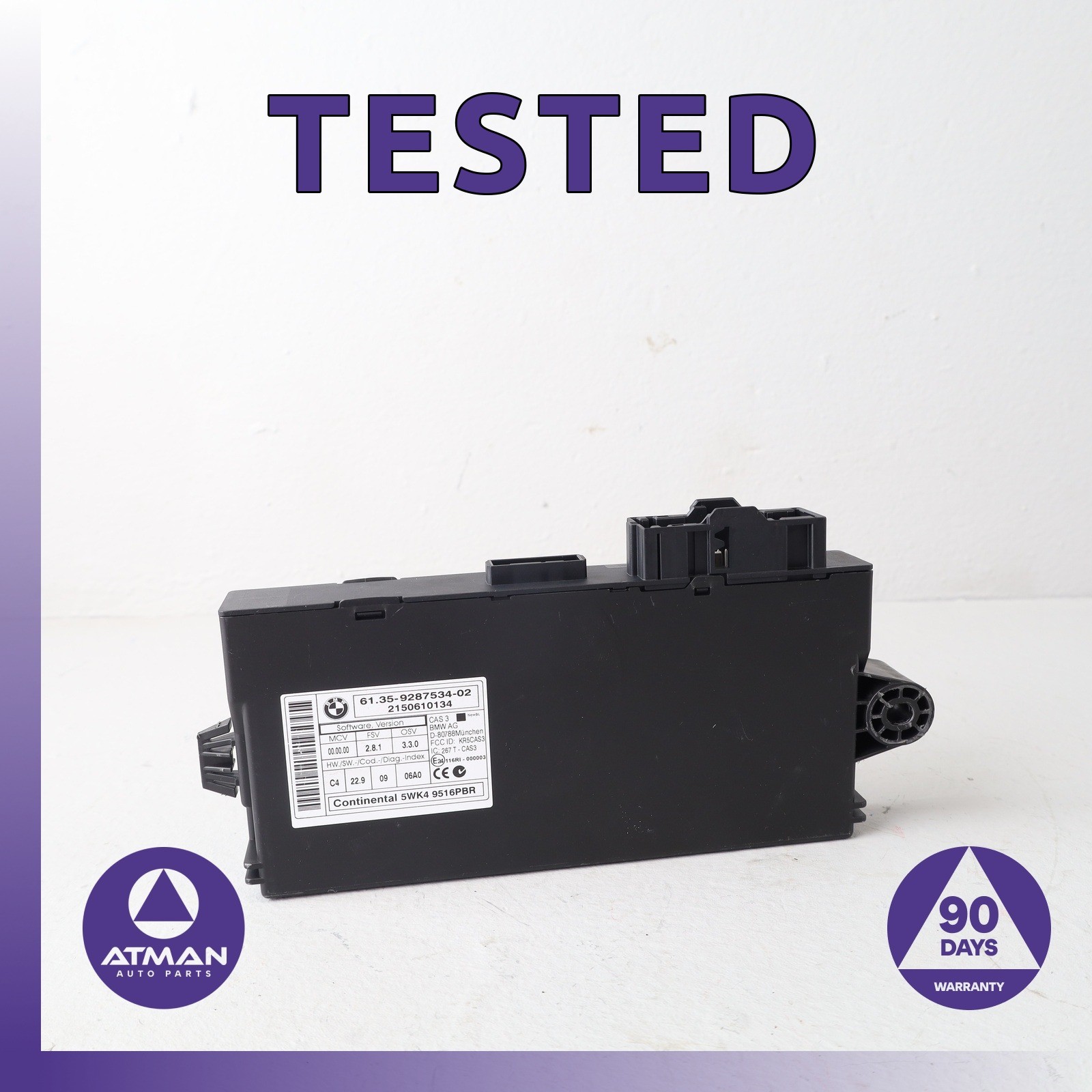 07-15 BMW E84 X1 535i 335i 128i X5M 650i CAS Comfort Access Control Module OEM