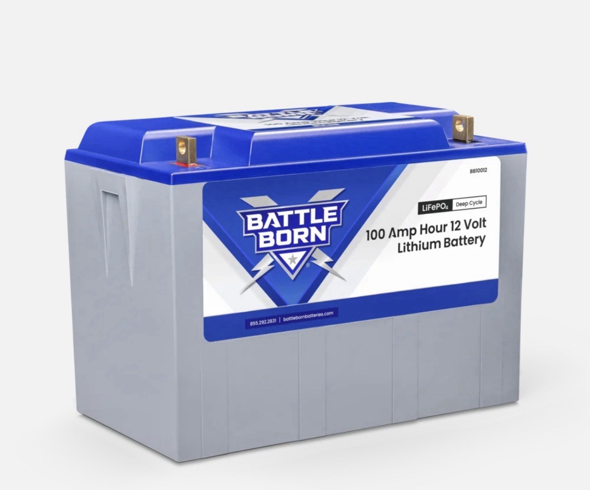 Battle Born BB10012 Battery 100Ah 12V LiFePO4 Deep Cycle