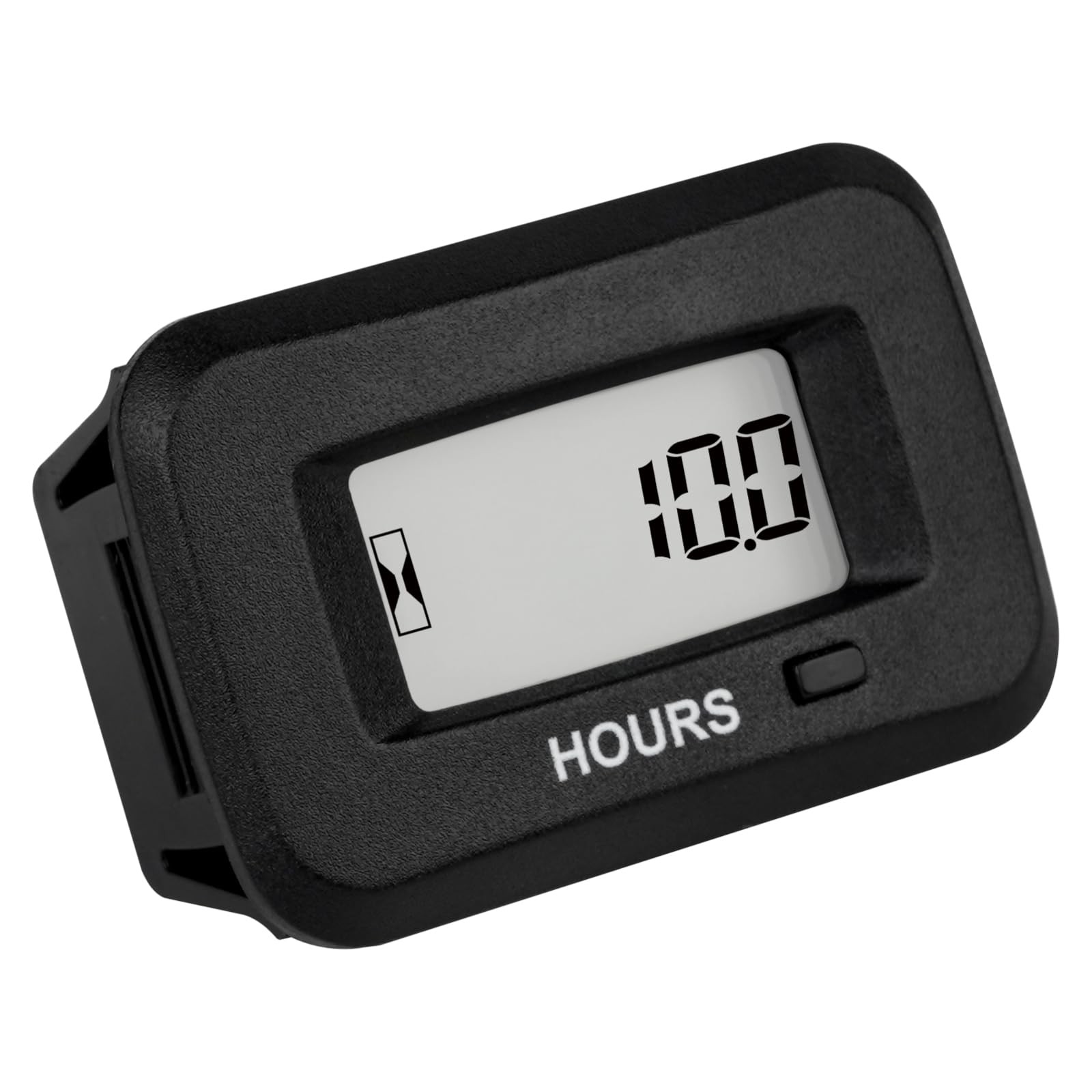 Runleader Digital Maintenance Hour Meter,AC/DC 5V to 277V for ZTR Lawn black 