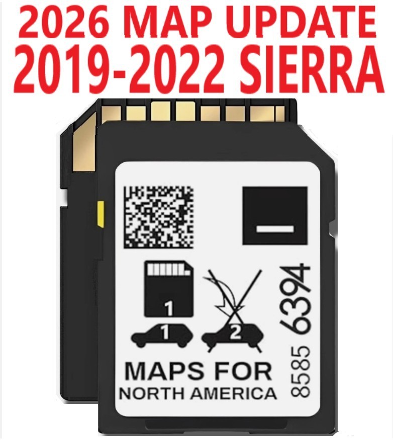 *BRAND NEW* 2019-2022 SIERRA TRUCK 2026 UPDATE Navigation SD Card 85856394 32GB