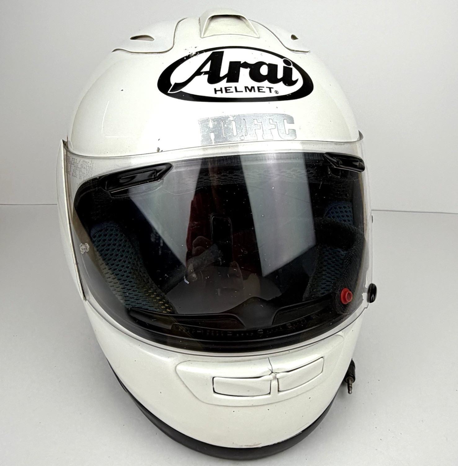 Vintage Arai RX-7 RR3 Helmet White | Snell DOT | Size M/L | Racing Display