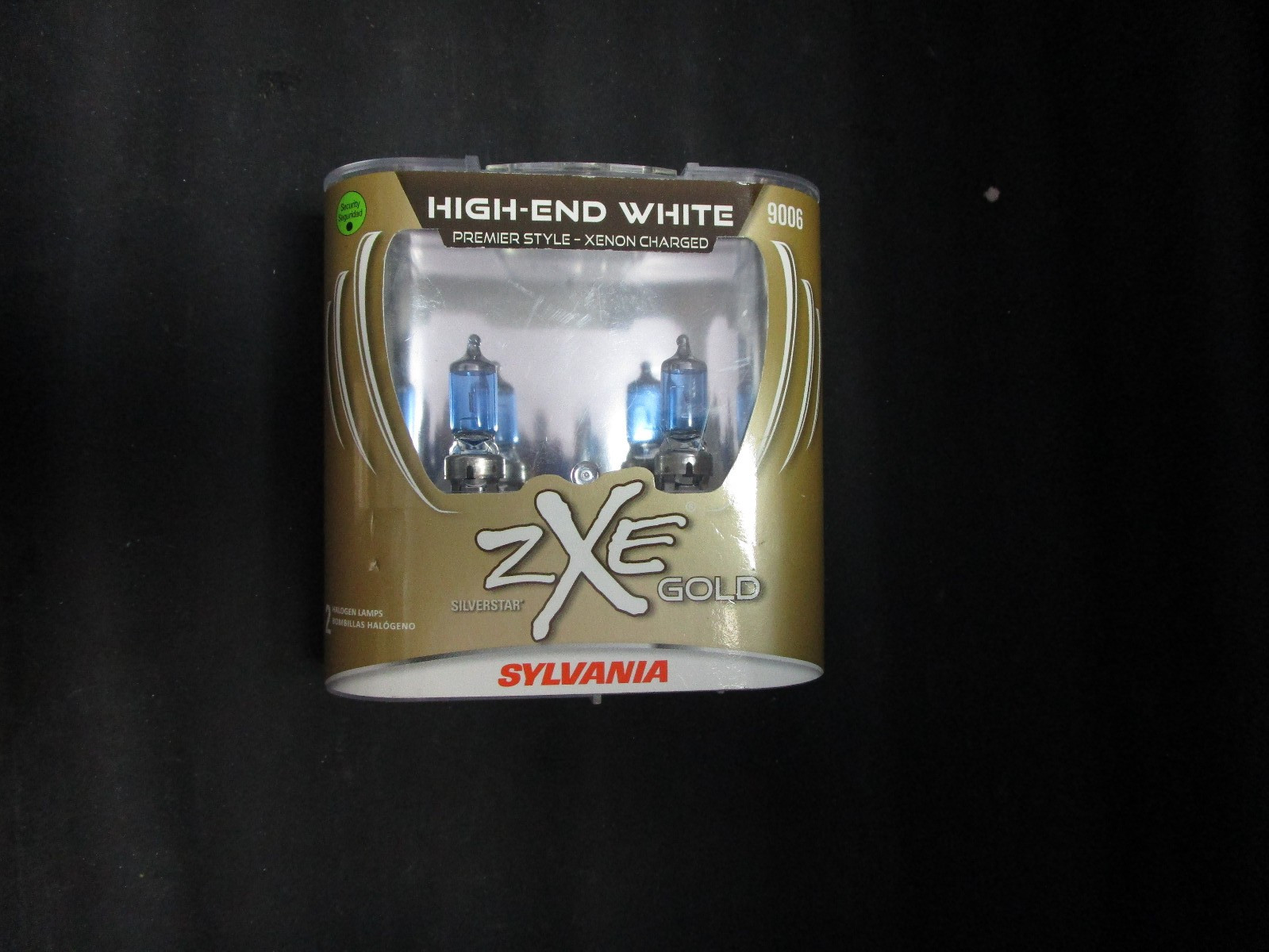 Sylvania Silverstar ZXE GOLD 9006 Pair Set  9006SZG.BP2 Headlight Bulbs