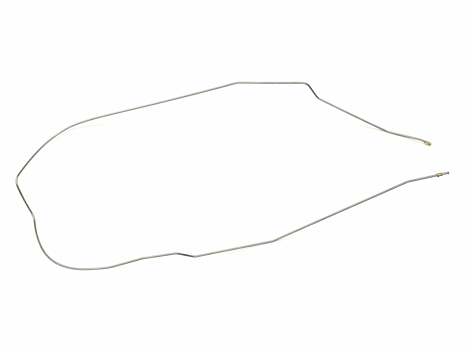 Prebent Galfan Coated Steel Brake Line Runs down passenger side to Rear Axle