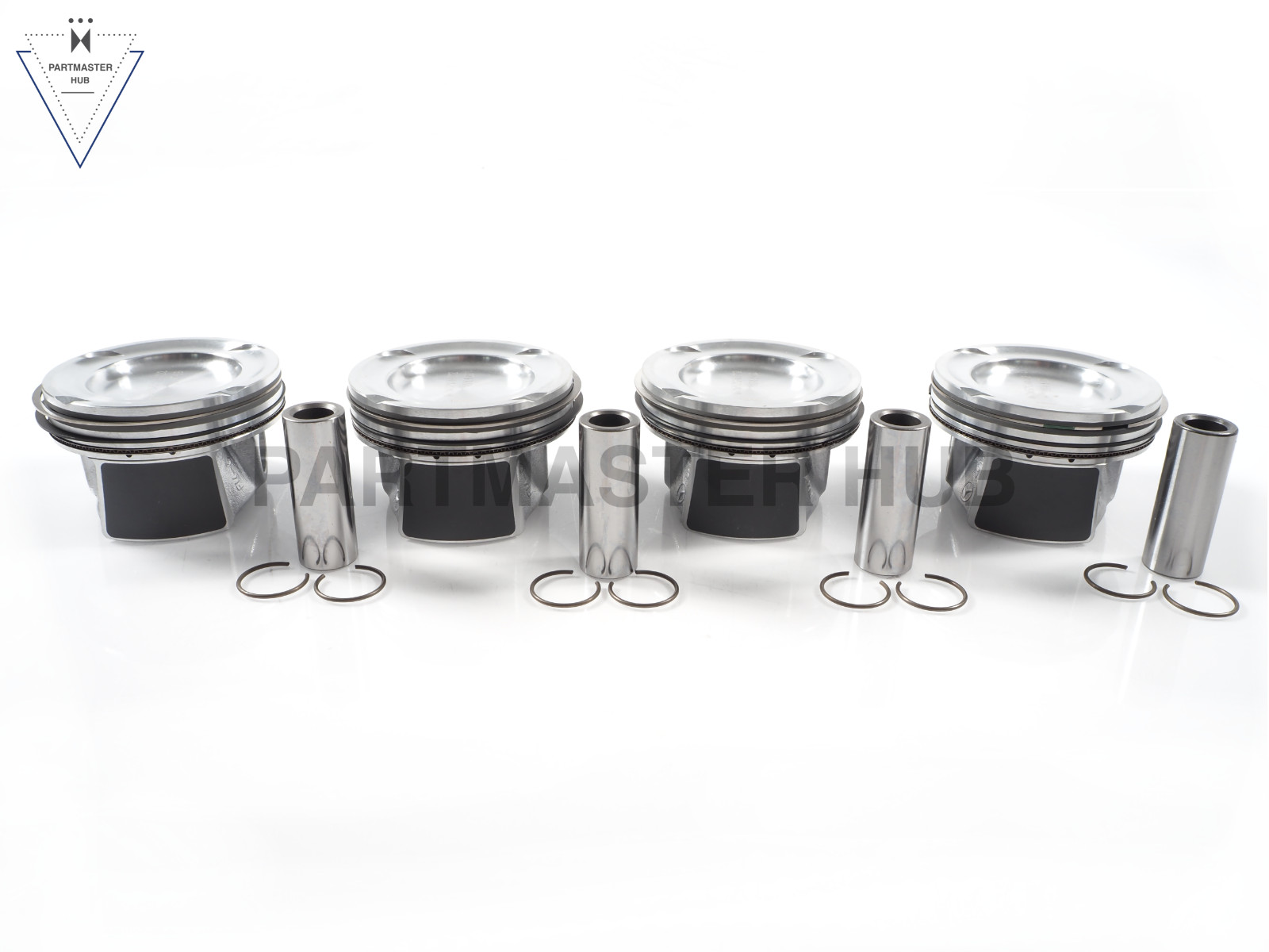 2015-2022 Mercedes Benz Engine Piston w/Rings 4PCS +0.50mm - 2.0L L4 Turbo M274