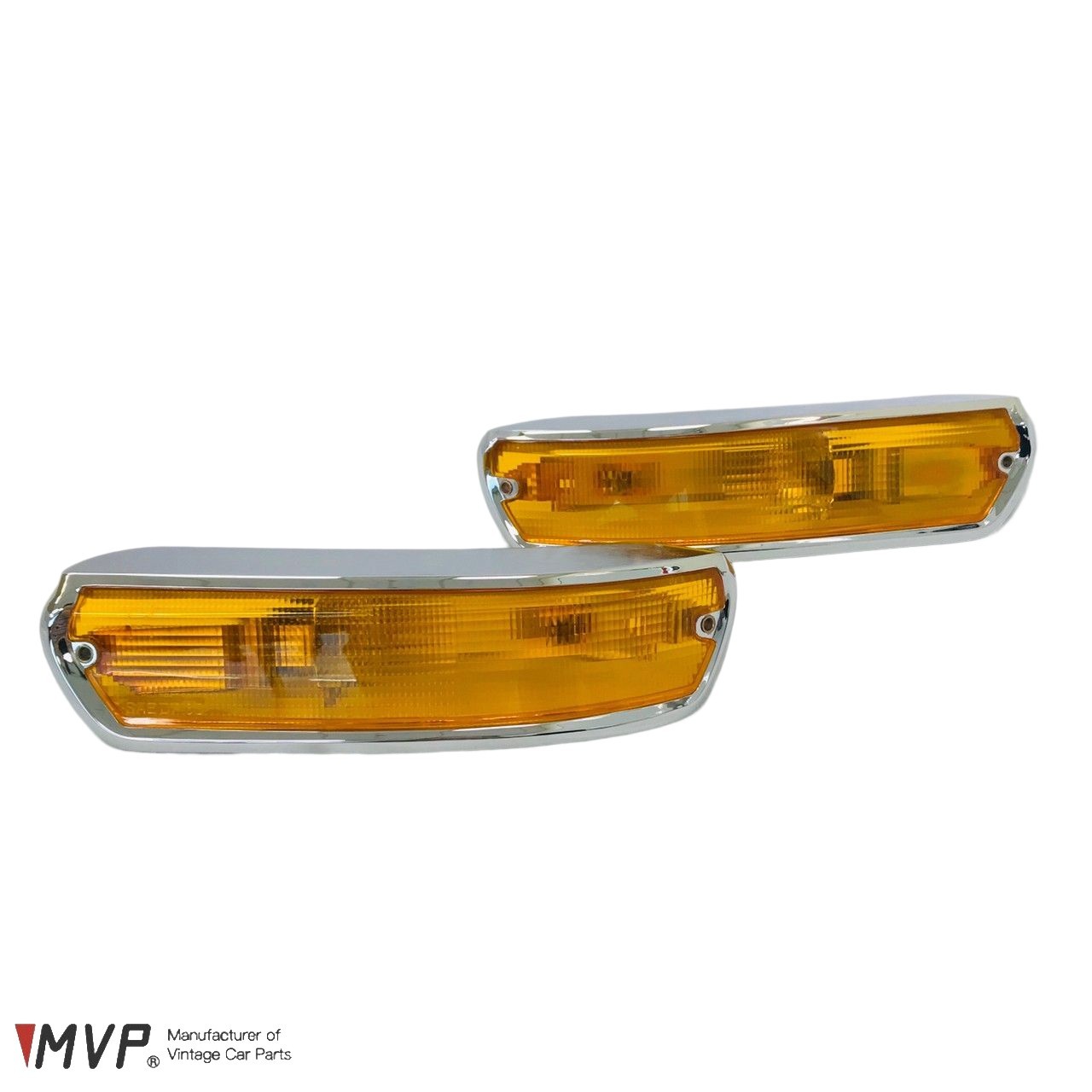MVP BMW 2002 EURO AMBER FLAT TURN SIGNAL SET (RH+LH),63138454103+63138454102