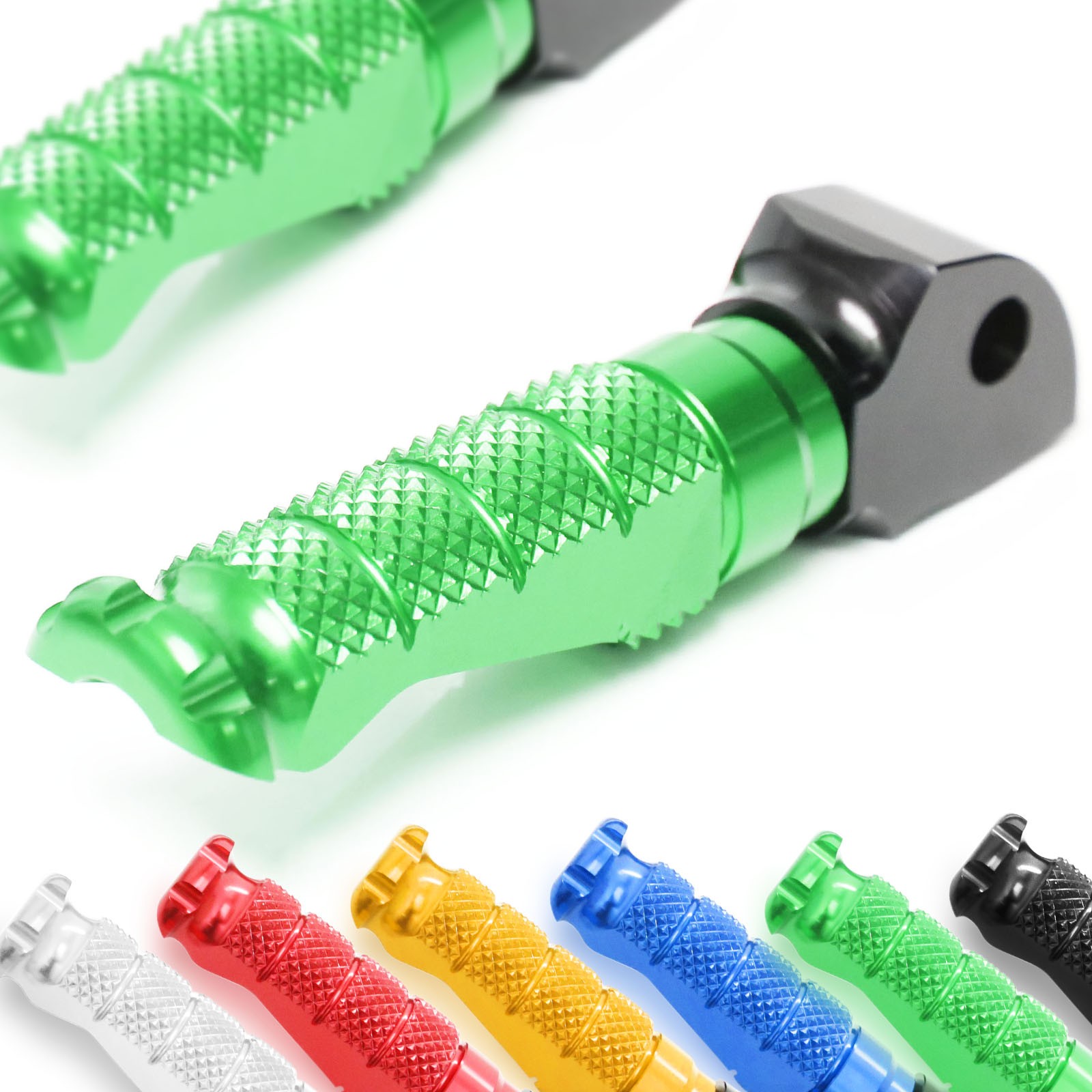 R-FIGHT Green Rear Foot Pegs For Buell XB12S Lightning 04+