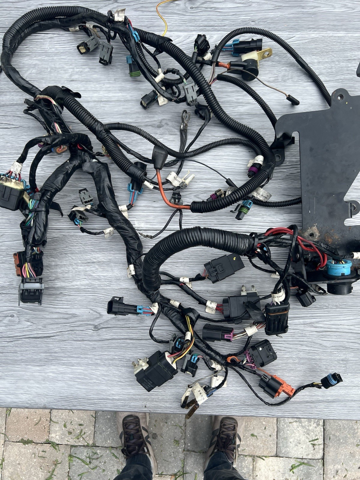 2012 Mercruiser Mag 350 MPI Engine Harness + Wires Plugs Set. Knock Sensor.