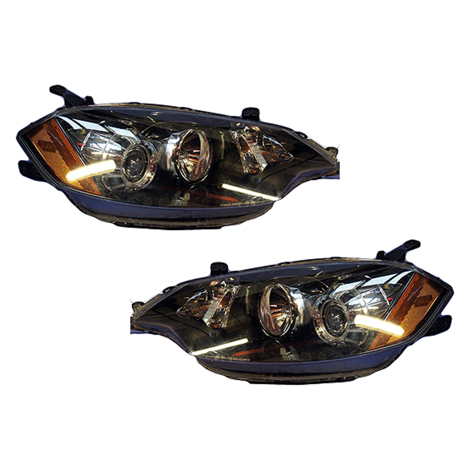 For Acura RDX 10-11 Headlight Set Brand New Driver & Passenger Side Replacement