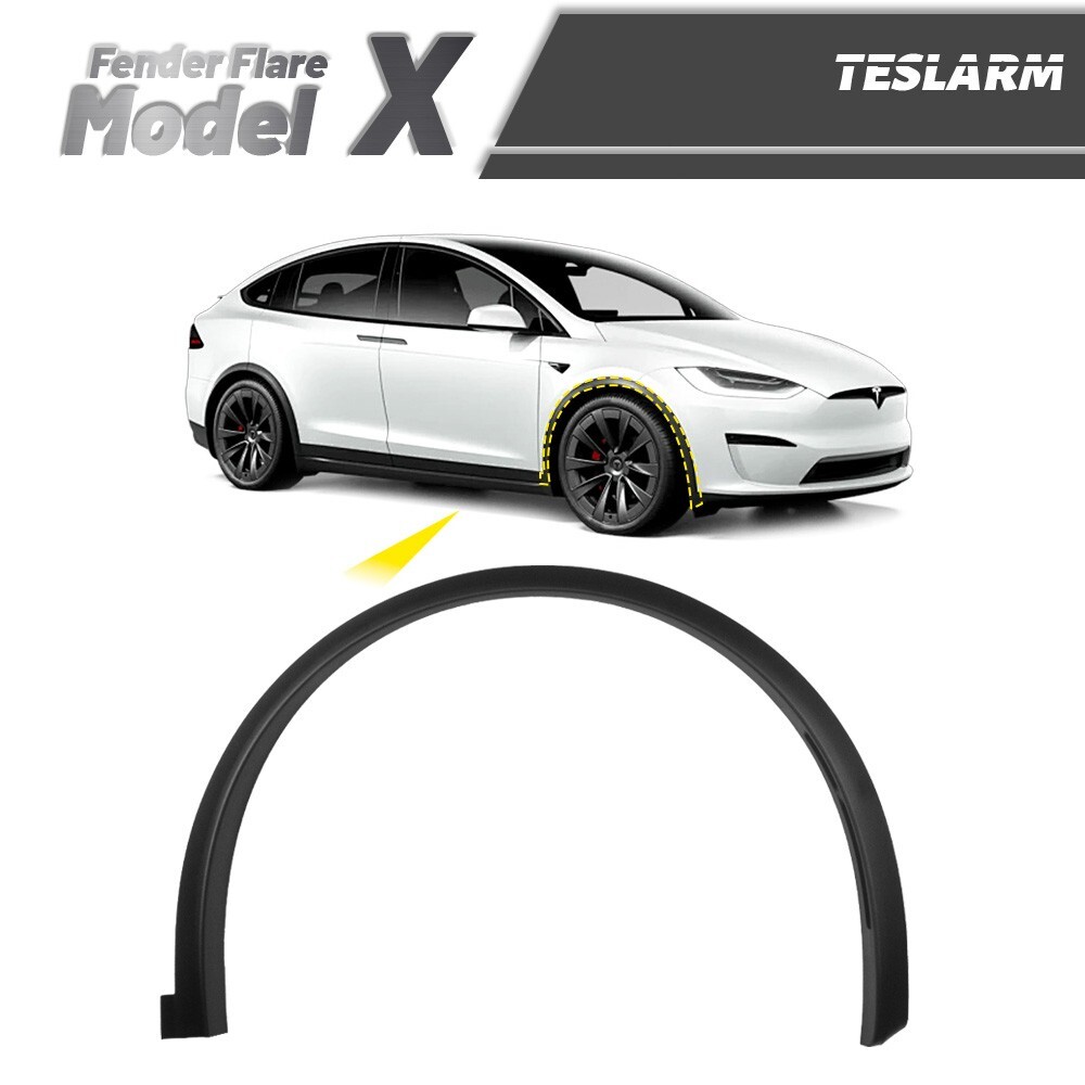 Front Right Wheel Eyebrow Arch Trim Fender For Tesla Model X 2023-2024