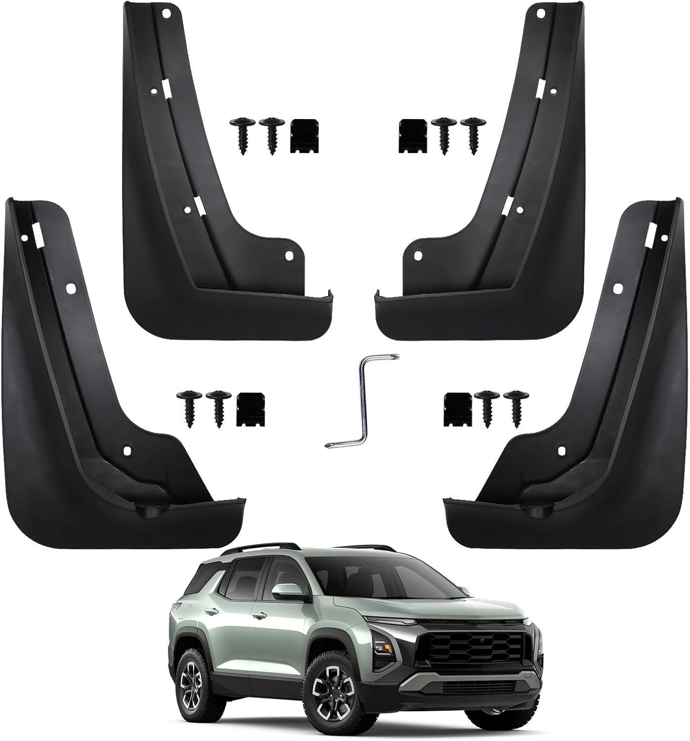 4 Pack Mud Flaps for Chevrolet Equinox 2025 2026 Splash Guards