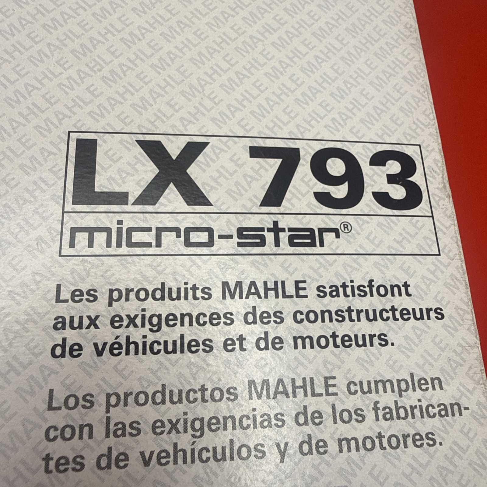 MAHLE Air Filter Replacement Parts For Audi LX793