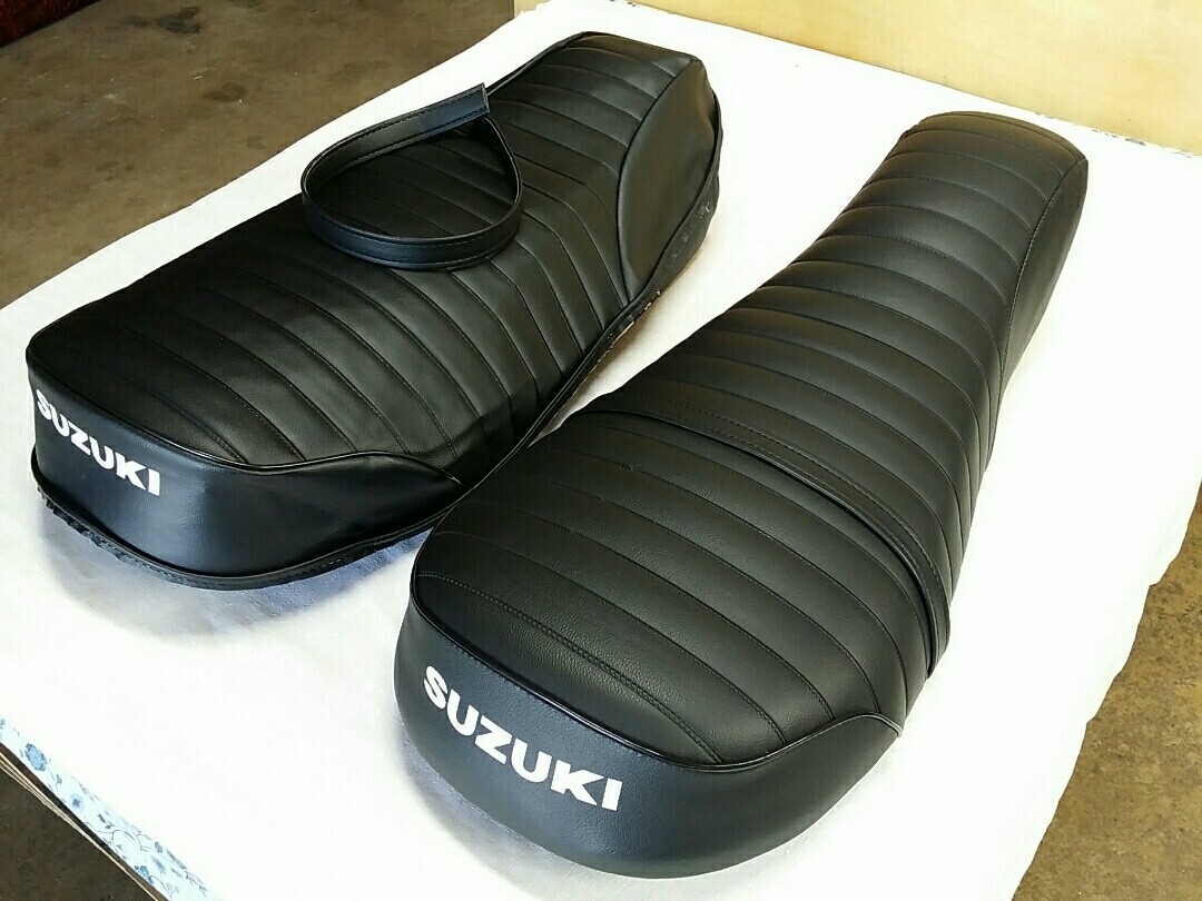 SUZUKI RV90 SEAT COVER SUZUKI RV125 SEAT COVER 72 TO 77 MODEL + STRAP (S**25)