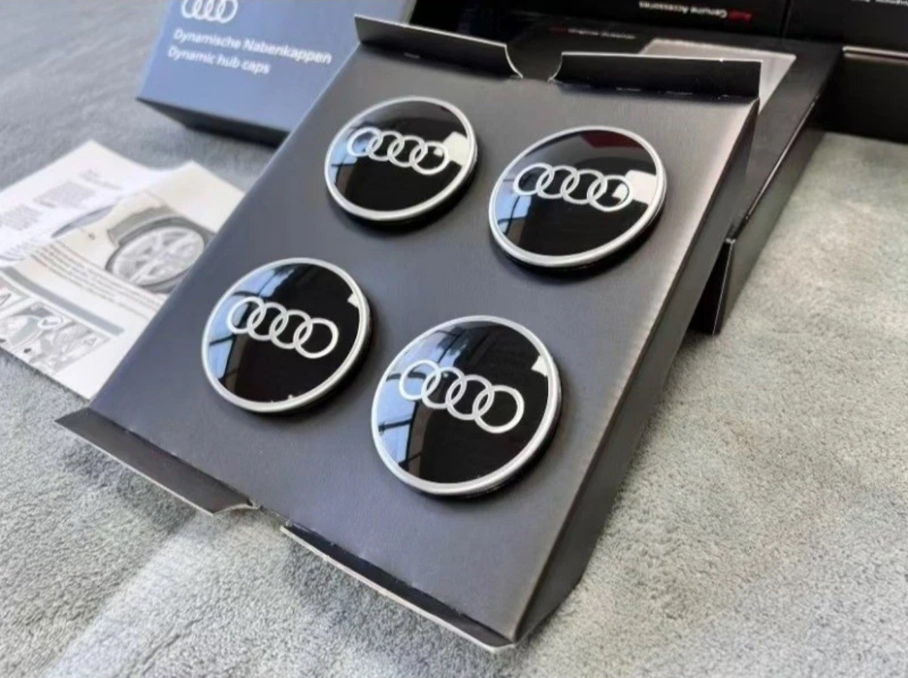 61MM Floating AUDI Genuine Dynamic Hub Caps Wheel Cap R8 RS6 S4 S7 RS7 Q7 Q8 Q5 61MM Floating AUDI Genuine Dynamic Hub Caps Wheel Cap R8 RS6 S4 S7 RS7 Q7 Q8 Q5