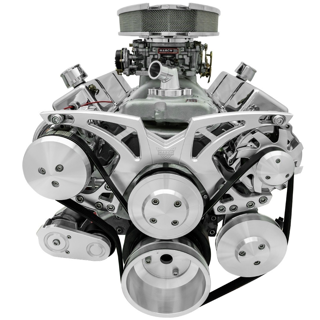 March Performance 21150 Serpentine Belt Kit For Small Block Chevy