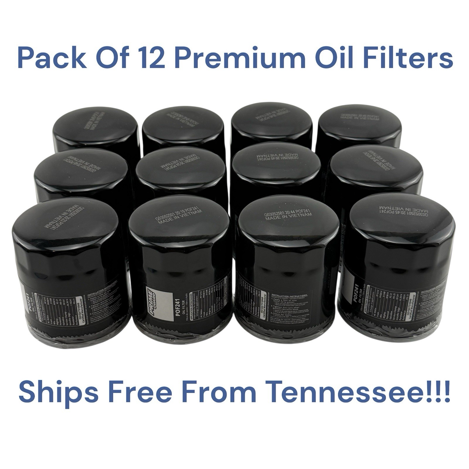 12-Oil Filters For Fram PH3614, AC Delco PF53, Purolater 10241, Wix 51348