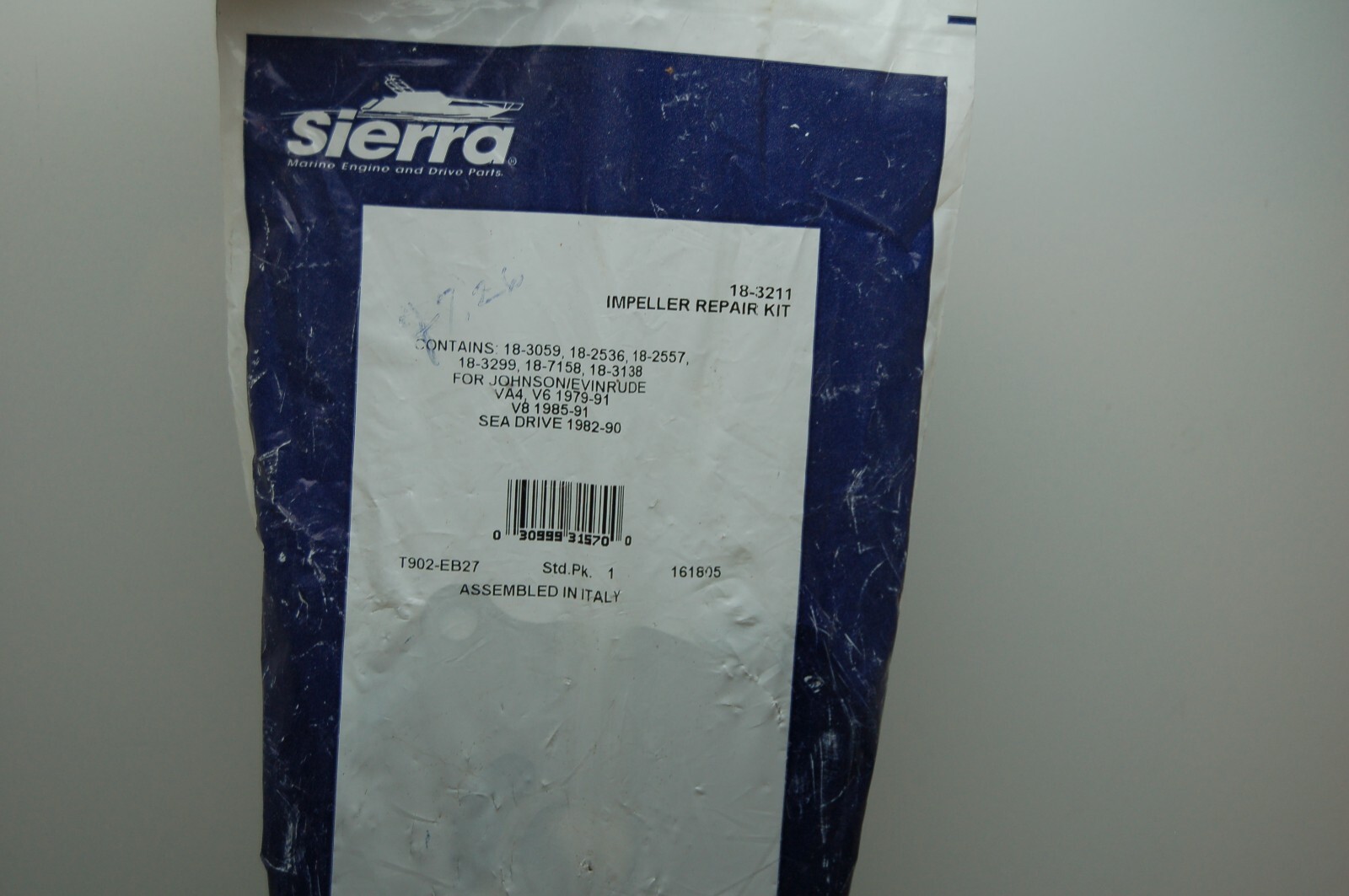 NEW GENUINE Sierra 18-3211 IMPELLER REPAIR KIT JOHNSON EVINRUDE VA4 V6 SEADRIVE