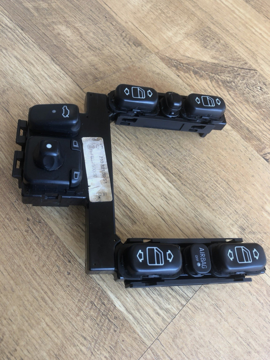 1998-2002 Mercedes-Benz W210 Master Window Trunk Mirror Switch E55 E320 E430 1998-2002 Mercedes-Benz W210 Master Window Trunk Mirror Switch E55 E320 E430