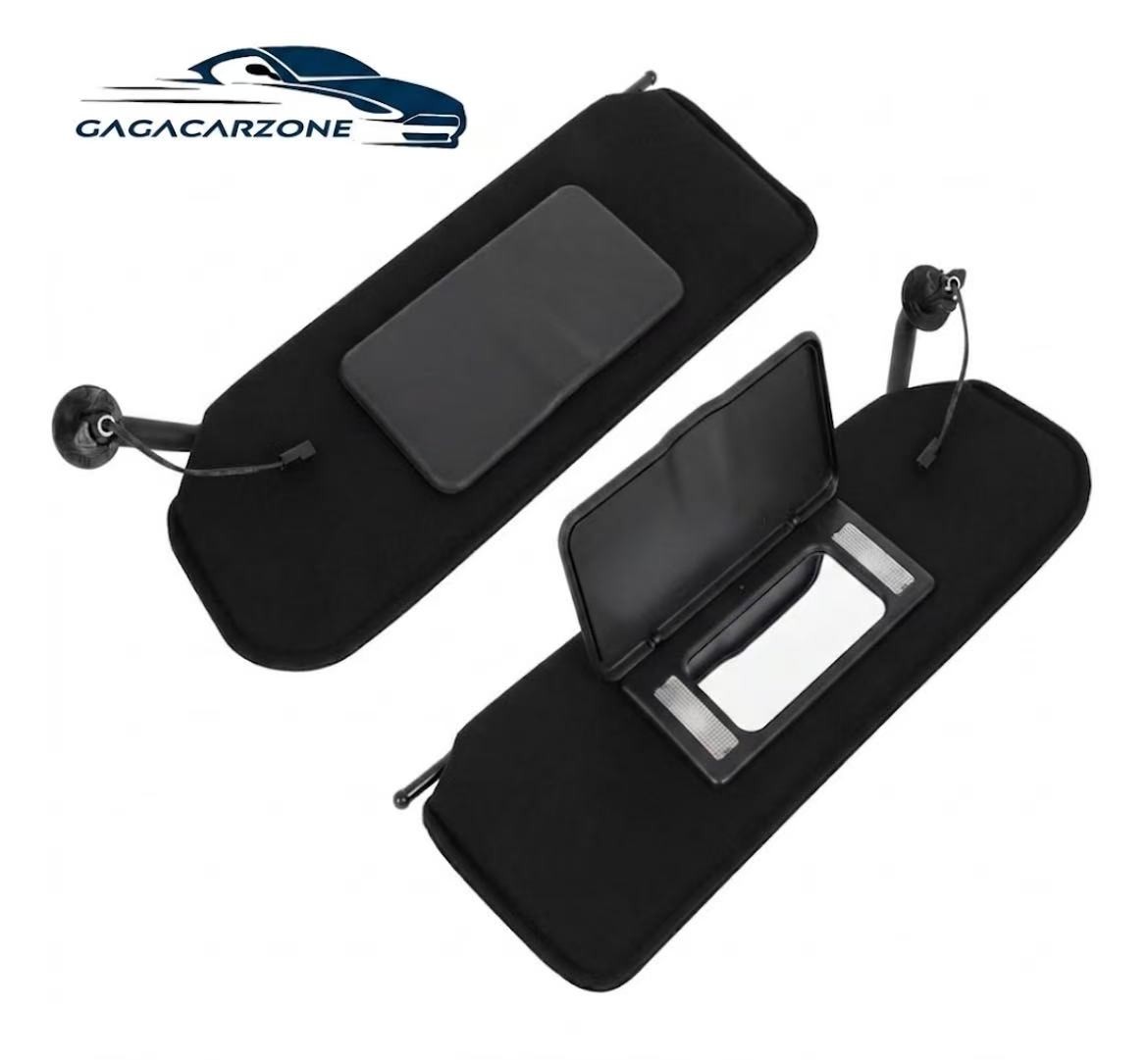 Pair Upgraded Sun Visors w/Bright LED Lights for 1997-2004 Chevrolet Corvette C5