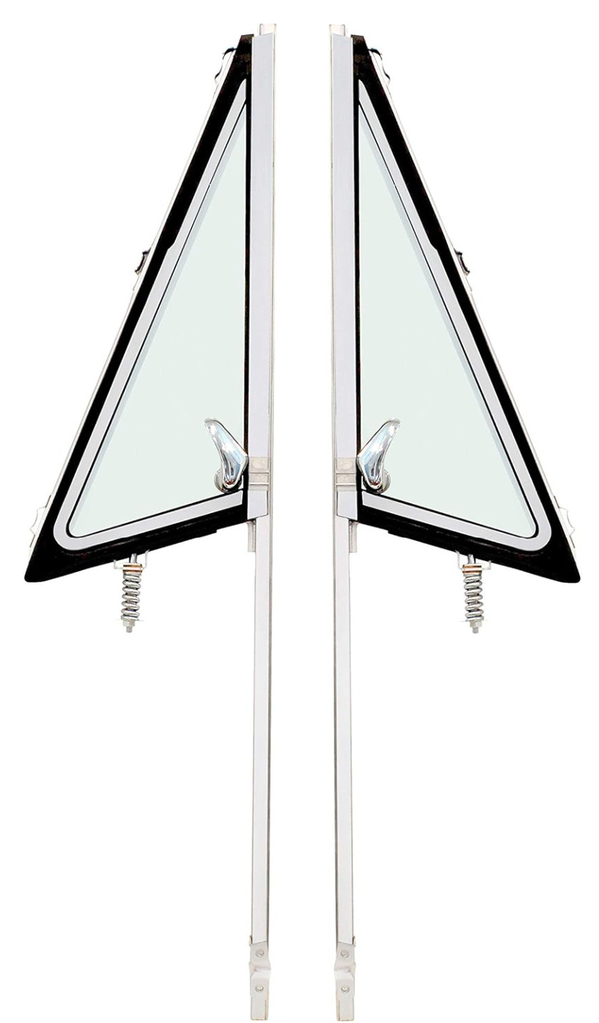 68-72 Chevy/GMC Truck LH & RH Door Vent Window Clear Glass Complete Assembly