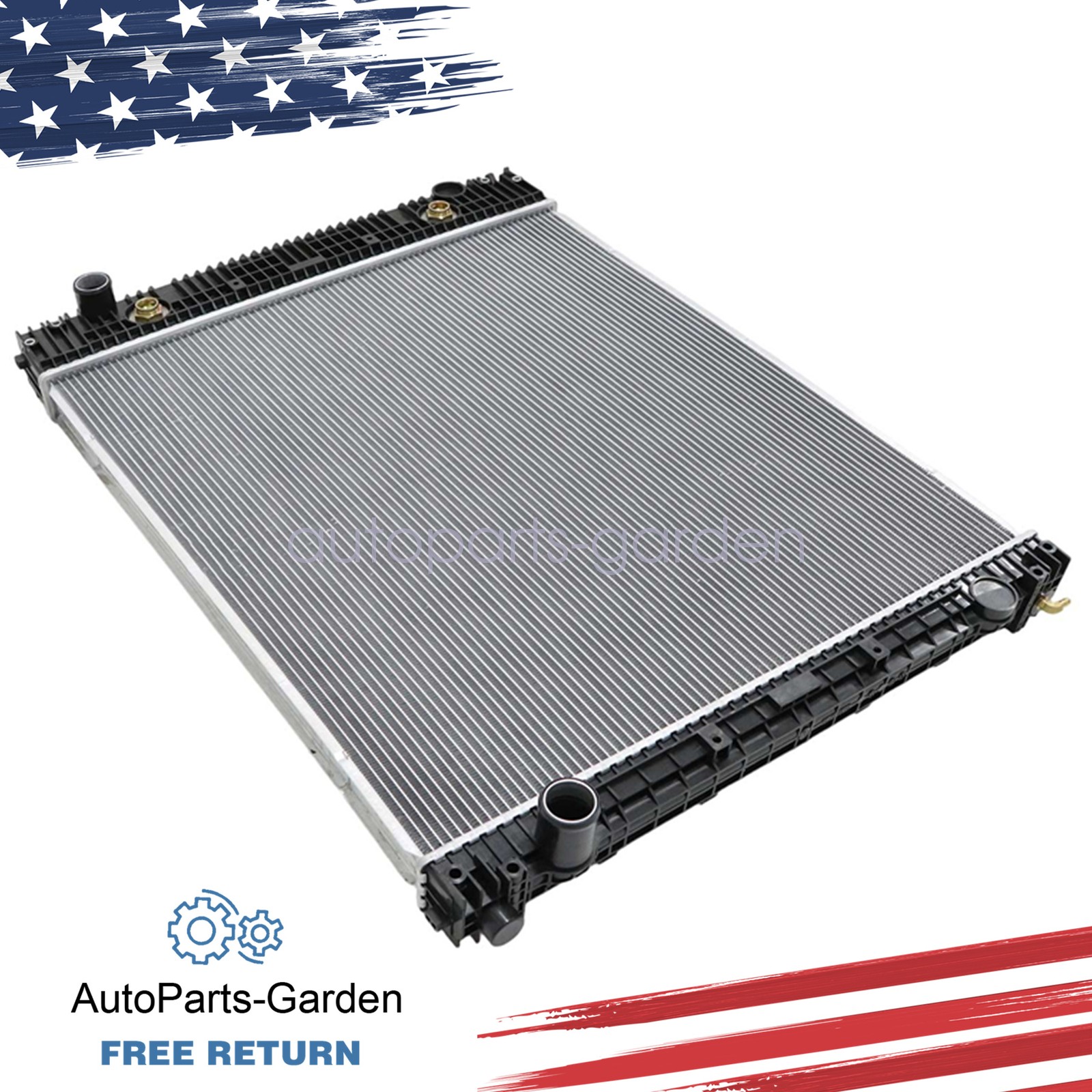 For 2009-2012 Freightliner Business Class M2 1Pcs Aluminum Cooling Radiator
