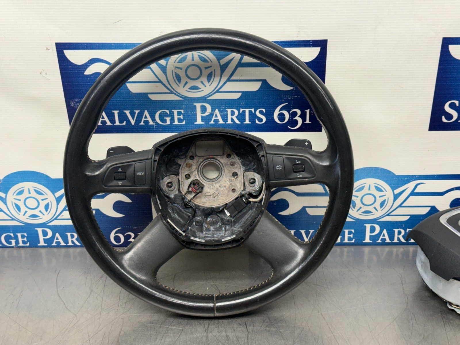 2005 Audi A8L D3 W12 Steering Wheel w/ Paddle Shifters