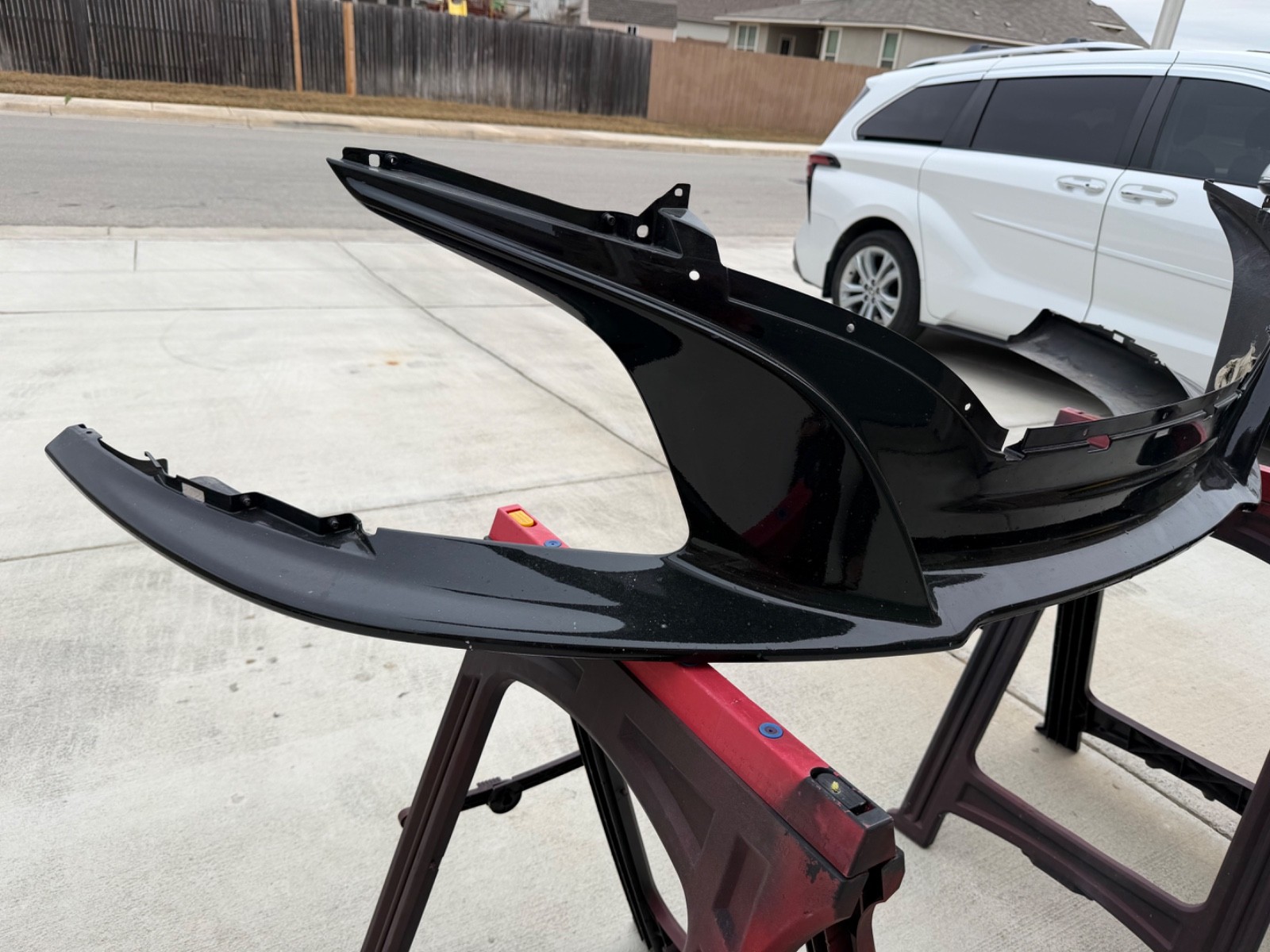 mclaren 650S front  bumper splitter valance OEM 11A6845CP