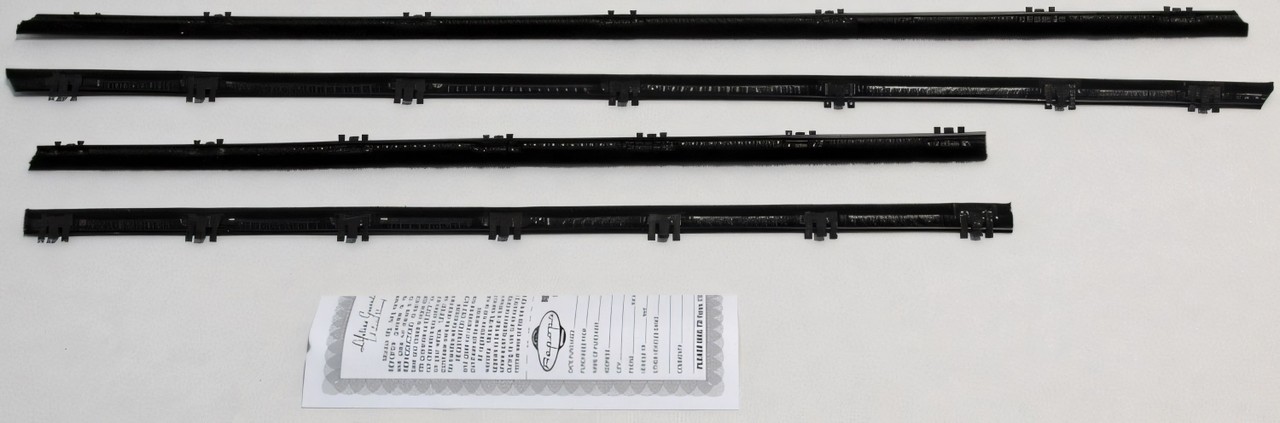 Window Sweeps Felt Kit Weatherstrip for 1967-1969 Chrysler Dodge Plymouth A-Body