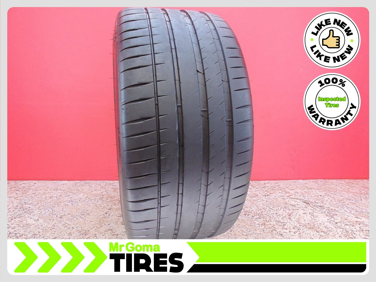 1 Michelin Pilot Sport 4S MO1 XL 325/35R22 Used Tire 8.7/32 Tread 114Y 3253522 1 Michelin Pilot Sport 4S MO1 XL 325/35R22 Used Tire 8.7/32 Tread 114Y 3253522