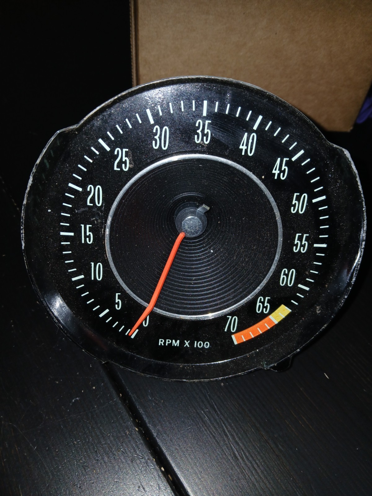 1964 Corvette Original dashboard Tachometer with 6500 RPM Redline 1964 Corvette Original dashboard Tachometer with 6500 RPM Redline