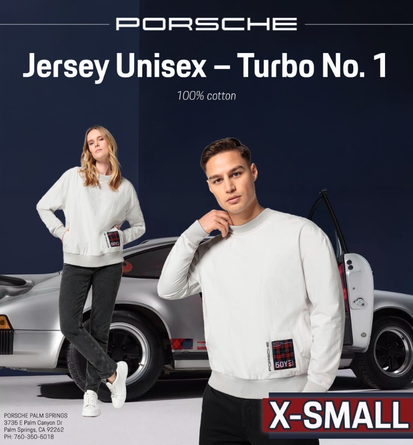 X-SMALL Jersey Unisex – Turbo No. 1 Genuine Porsche Design  WAP3570XS0RTN1