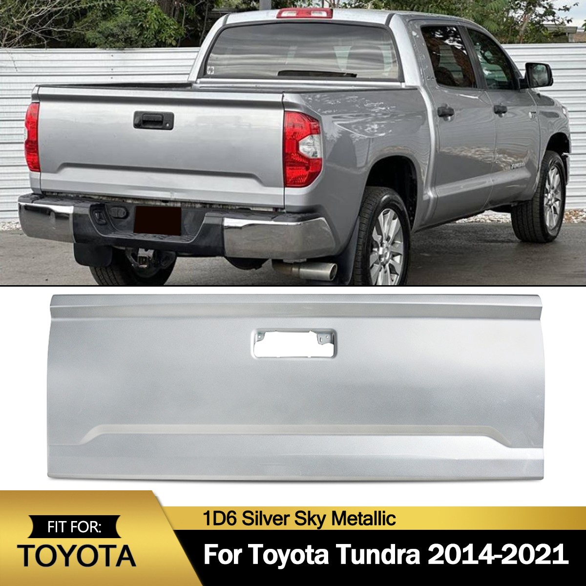 NEW Painted Steel Rear Tailgate Assembly Gate Shell Fits 2014-21 Toyota Tundra