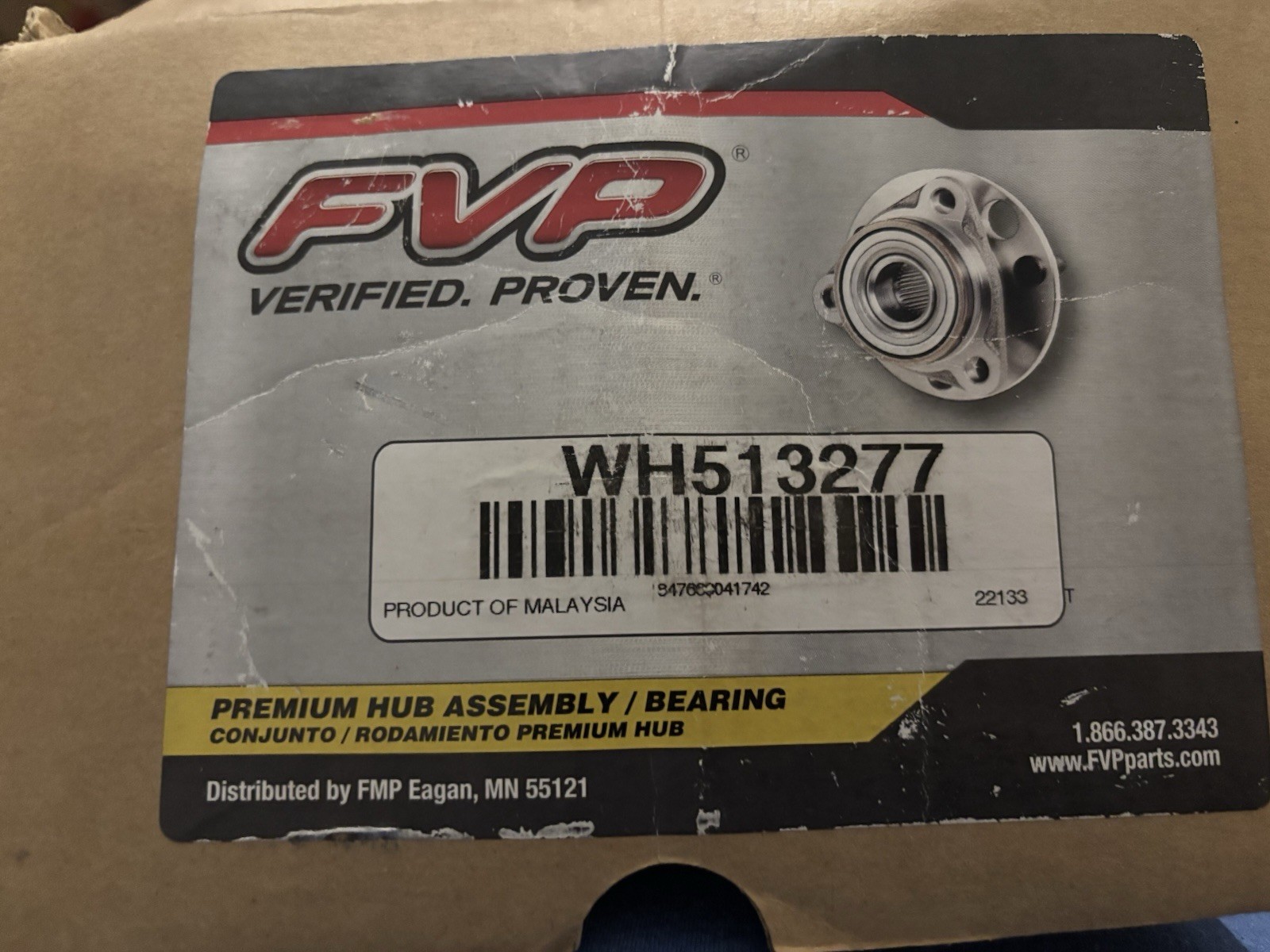 The FVP WH513277 Premium Hub Assembly / Bearing Fits GM CUV The FVP WH513277 Premium Hub Assembly / Bearing Fits GM CUV