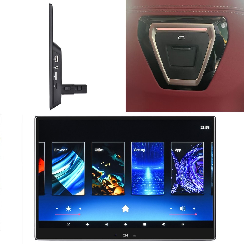 WiFi Bluetooth Android Rear Seat Entertainment TV Screen For BMW XM 50e G09 2027