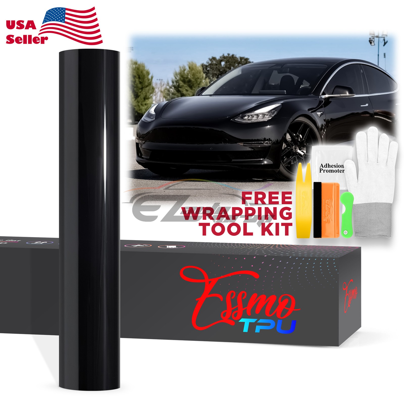 TPU Color Gloss Piano Black PPF Paint Protection Film Dry Wet Apply Vinyl Wrap TPU Color Gloss Piano Black PPF Paint Protection Film Dry Wet Apply Vinyl Wrap