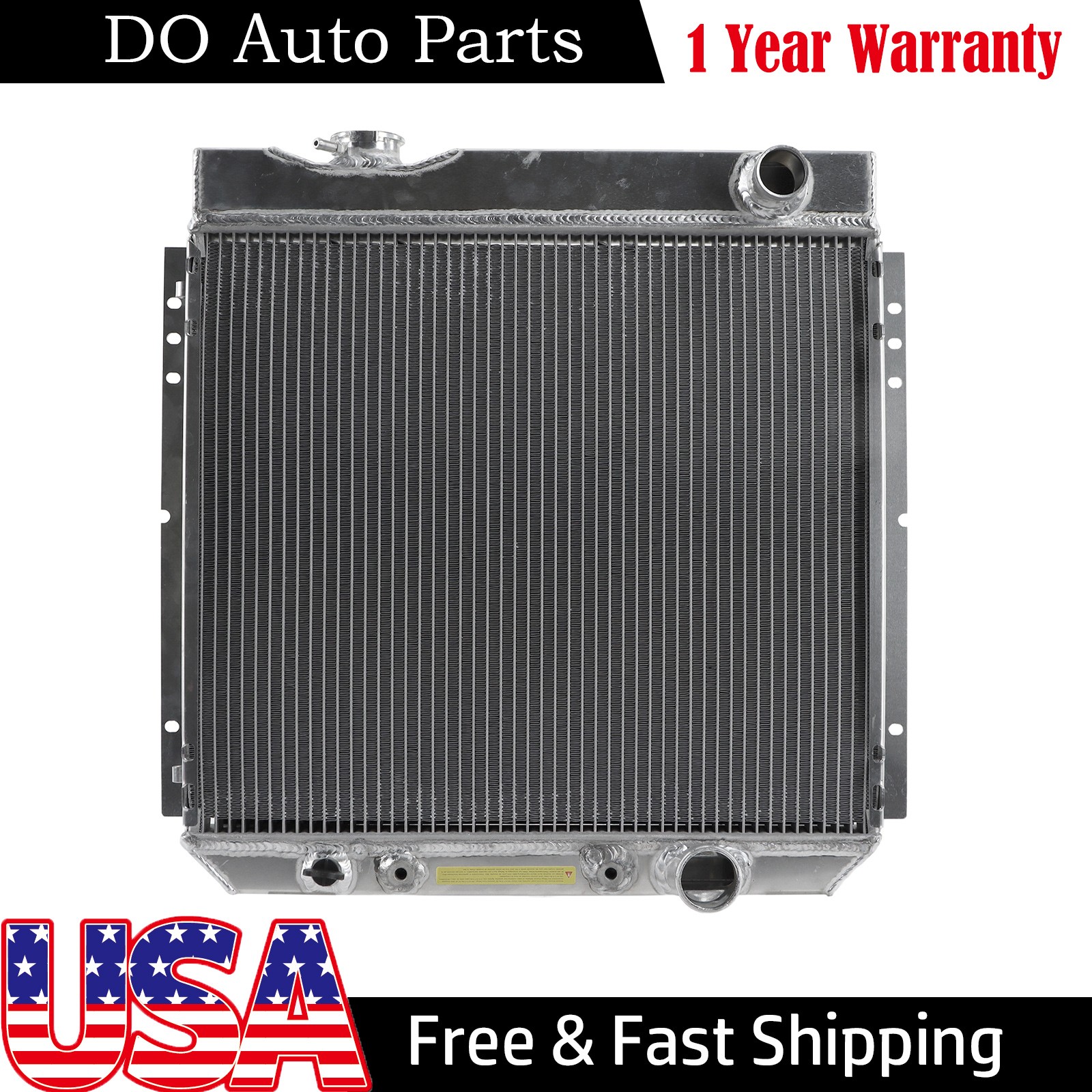 Aluminum Radiator for 1962-1969 Ford Fairlane 1962-1963 Mercury Meteor CU261