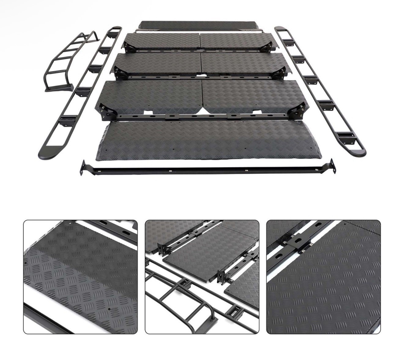 Roof Rack Rail Cross Bar Luggage Fit Benz G Class W463A W464 With Ladder