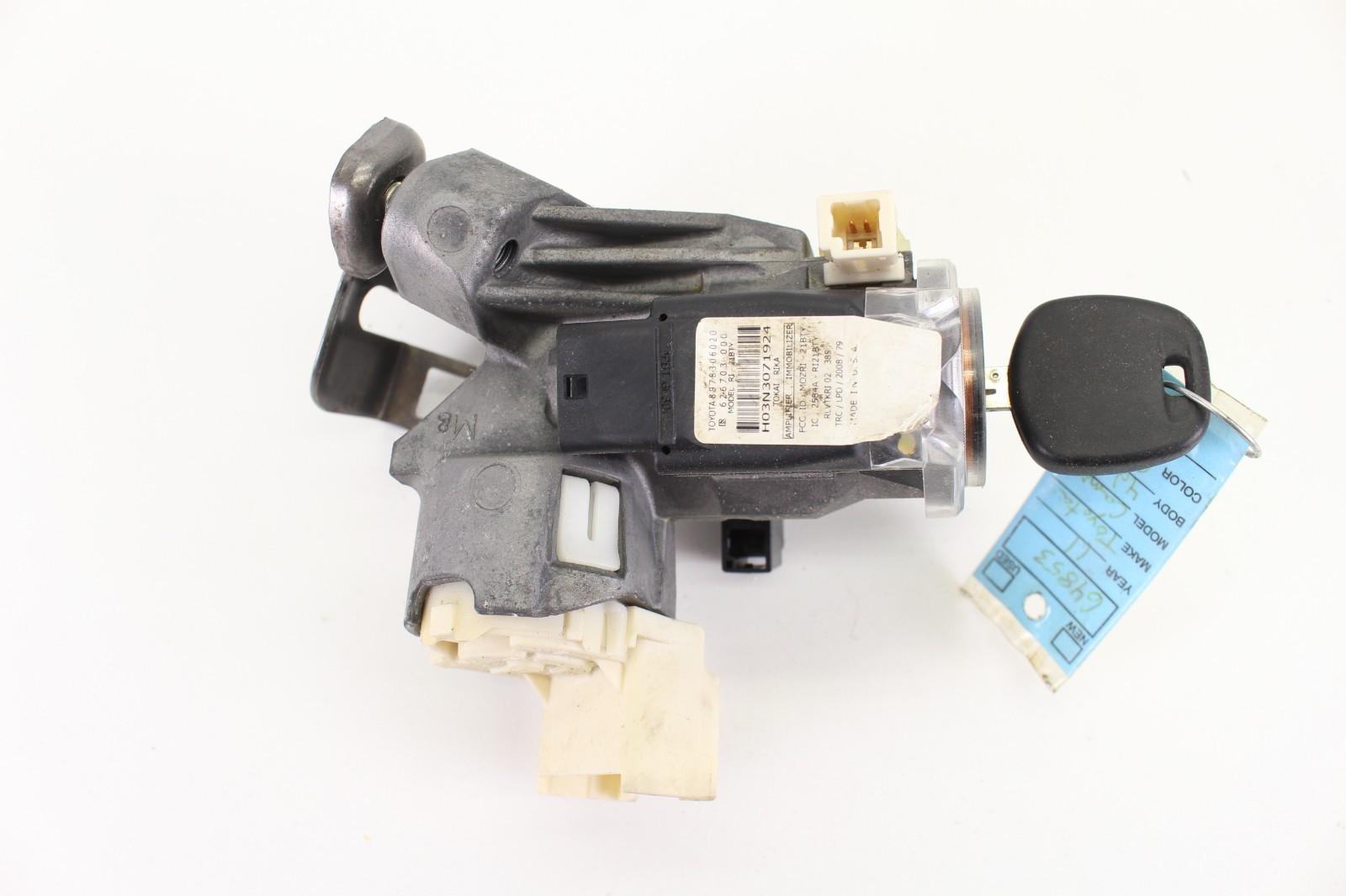 2007-2011 TOYOTA CAMRY IGNITION SWITCH LOCK CYLINDER W/ KEY OEM, 89783-06020 2007-2011 TOYOTA CAMRY IGNITION SWITCH LOCK CYLINDER W/ KEY OEM, 89783-06020