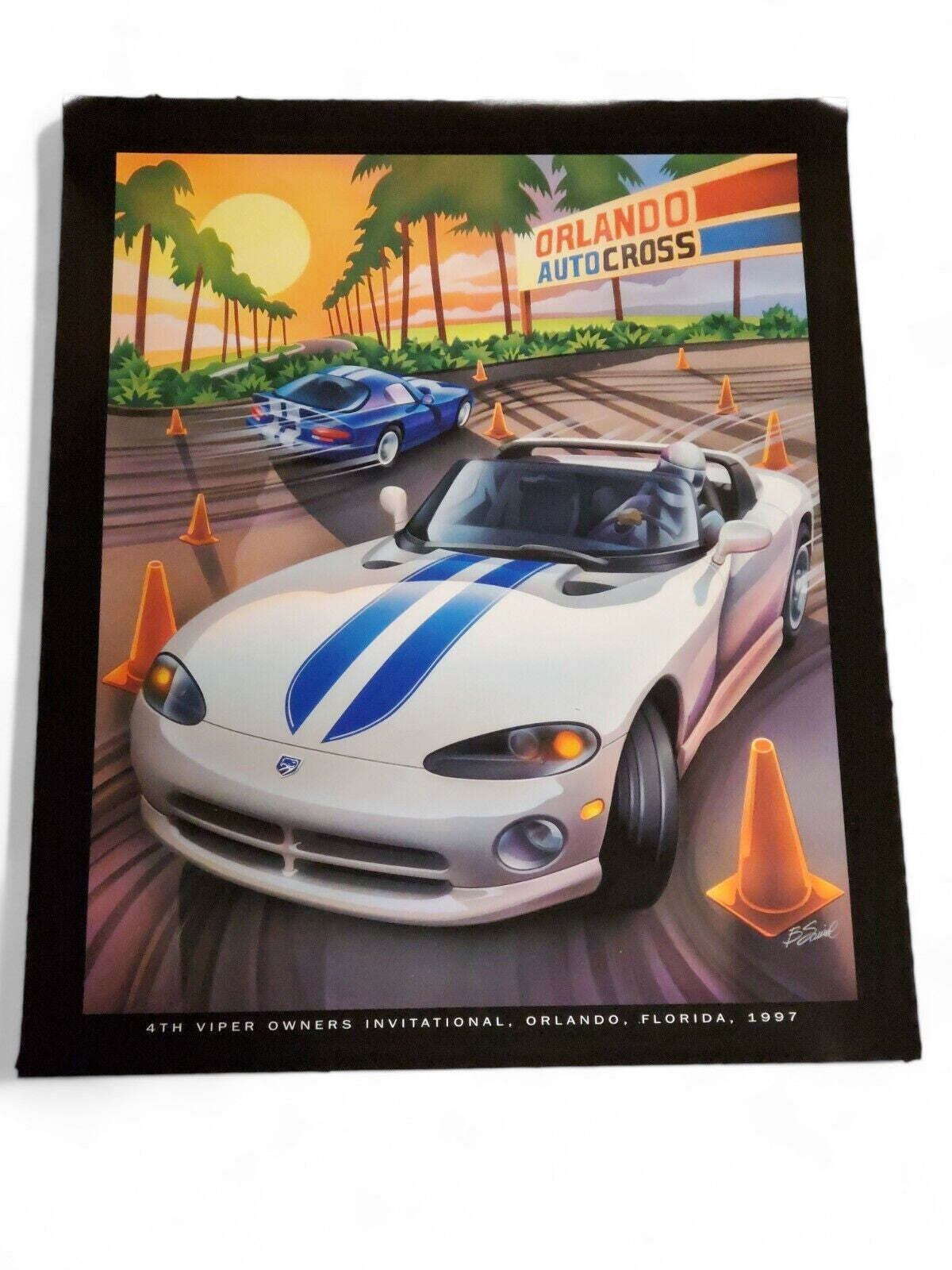 1997 Dodge Viper RT10 GTS Owners Invitational VOI Poster Original 17x13 Orlando 1997 Dodge Viper RT10 GTS Owners Invitational VOI Poster Original 17x13 Orlando