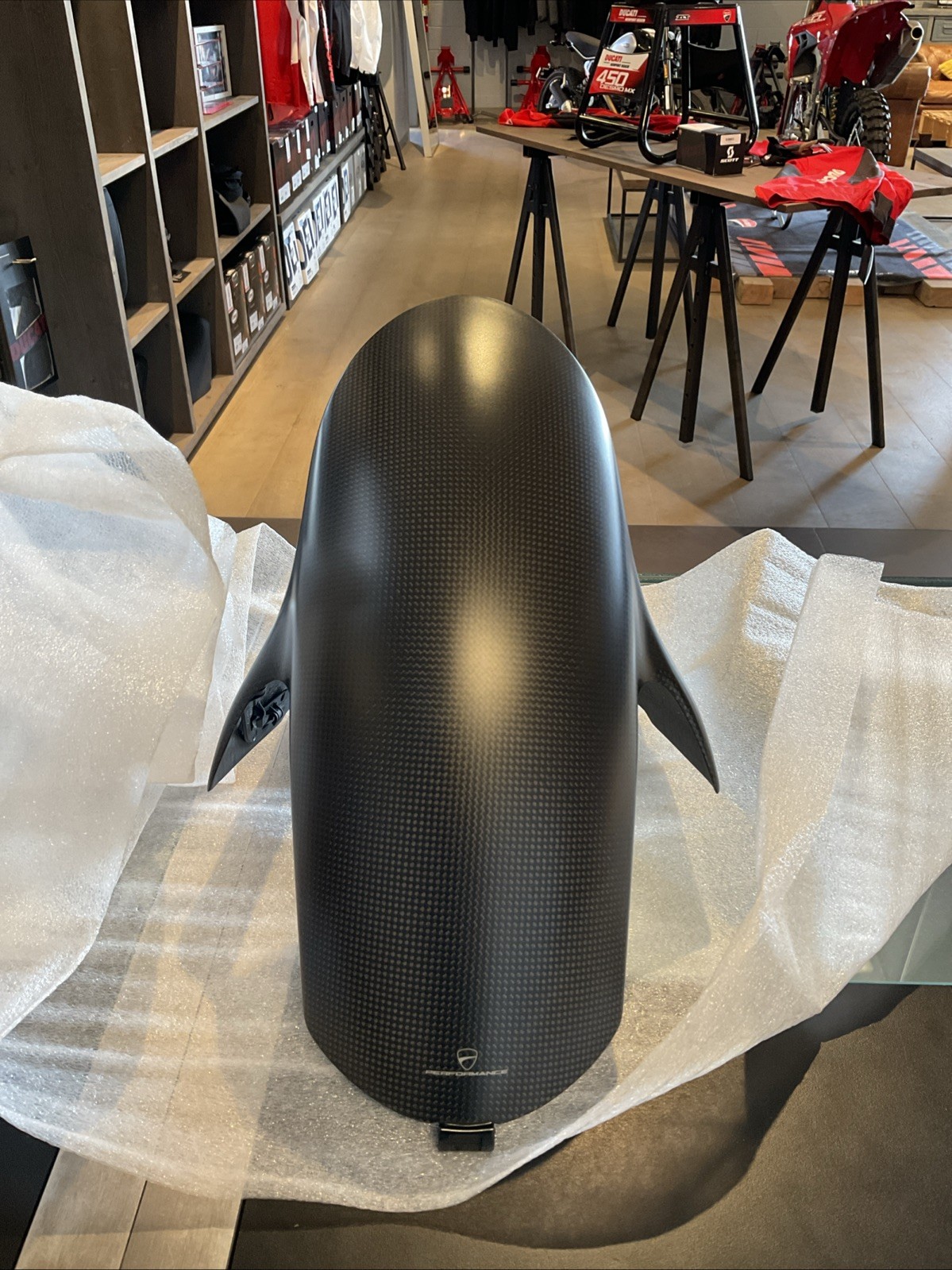 Ducati Carbon Front Mudguard Panigale V2 V4, SFV4 96989971A NEW