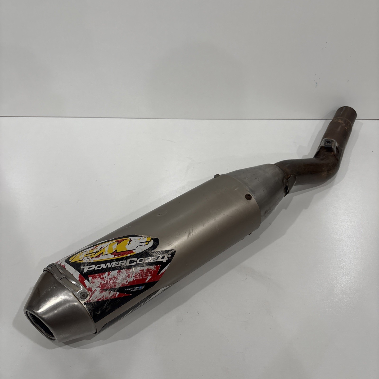 2013 - 2016 2014 KAWASAKI KX250F FMF POWERCORE 4 EXHAUST MUFFLER ASSSEMBLY